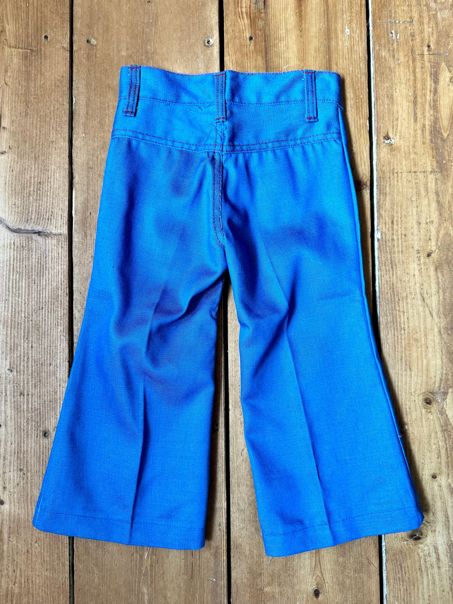 Vintage 70s Cuckoo Blue Floral Co-ord | 2 Years