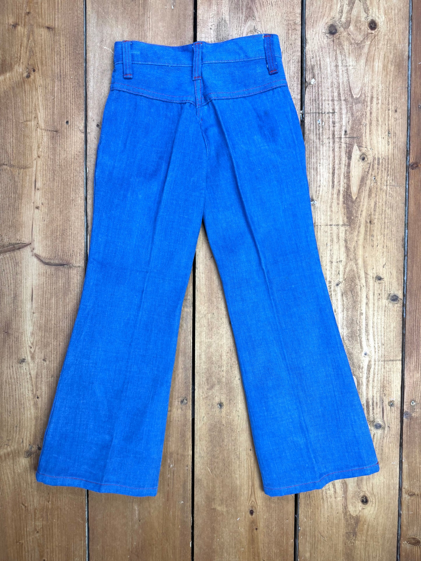 Vintage 70s Kids Matching Denim Set | 6-7 Years