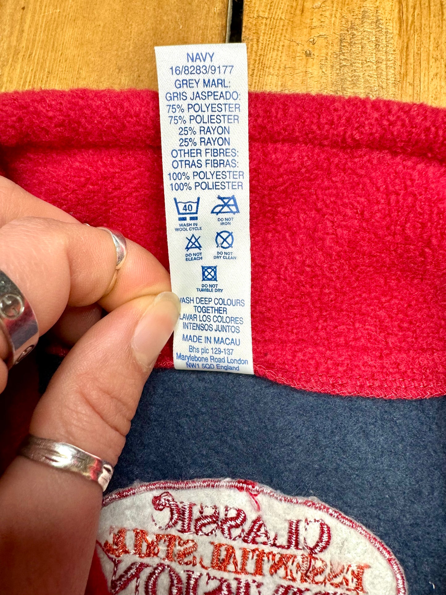 Vintage BHS Colourblock Fleece | 4 Years