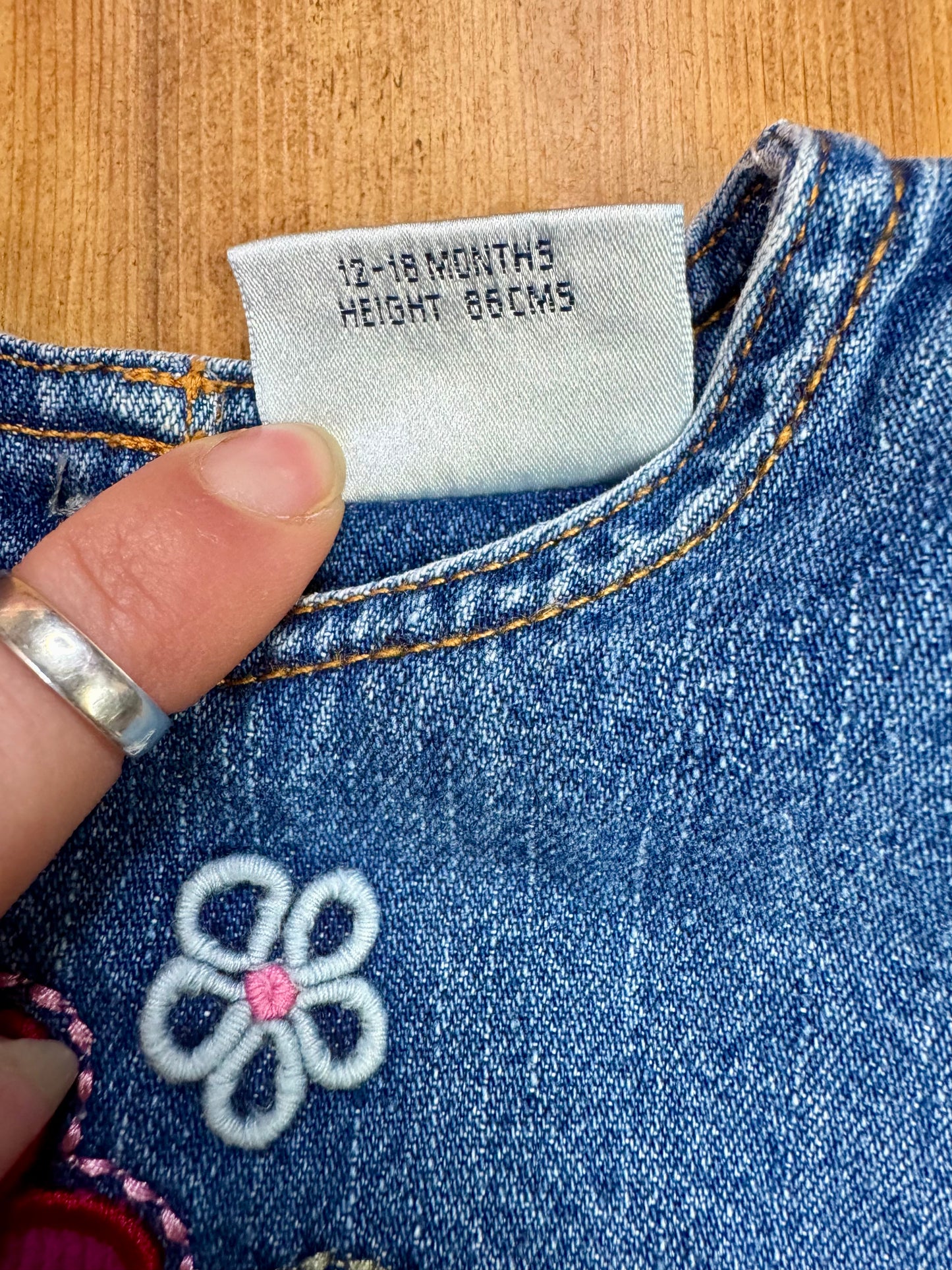 Vintage Next Denim Dress | 12-18 Months