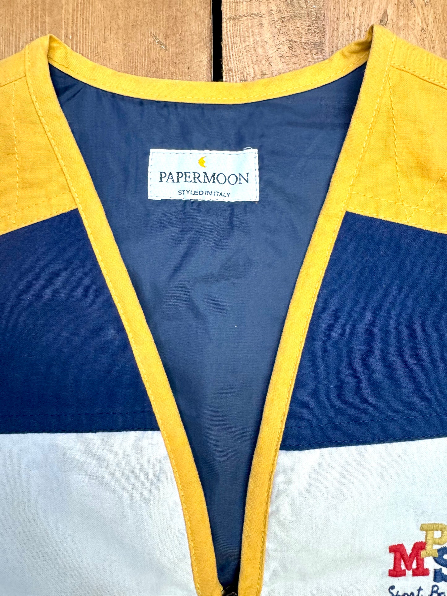 Vintage 90s Colour Block Utility Vest | Sports Basic Zip Gilet