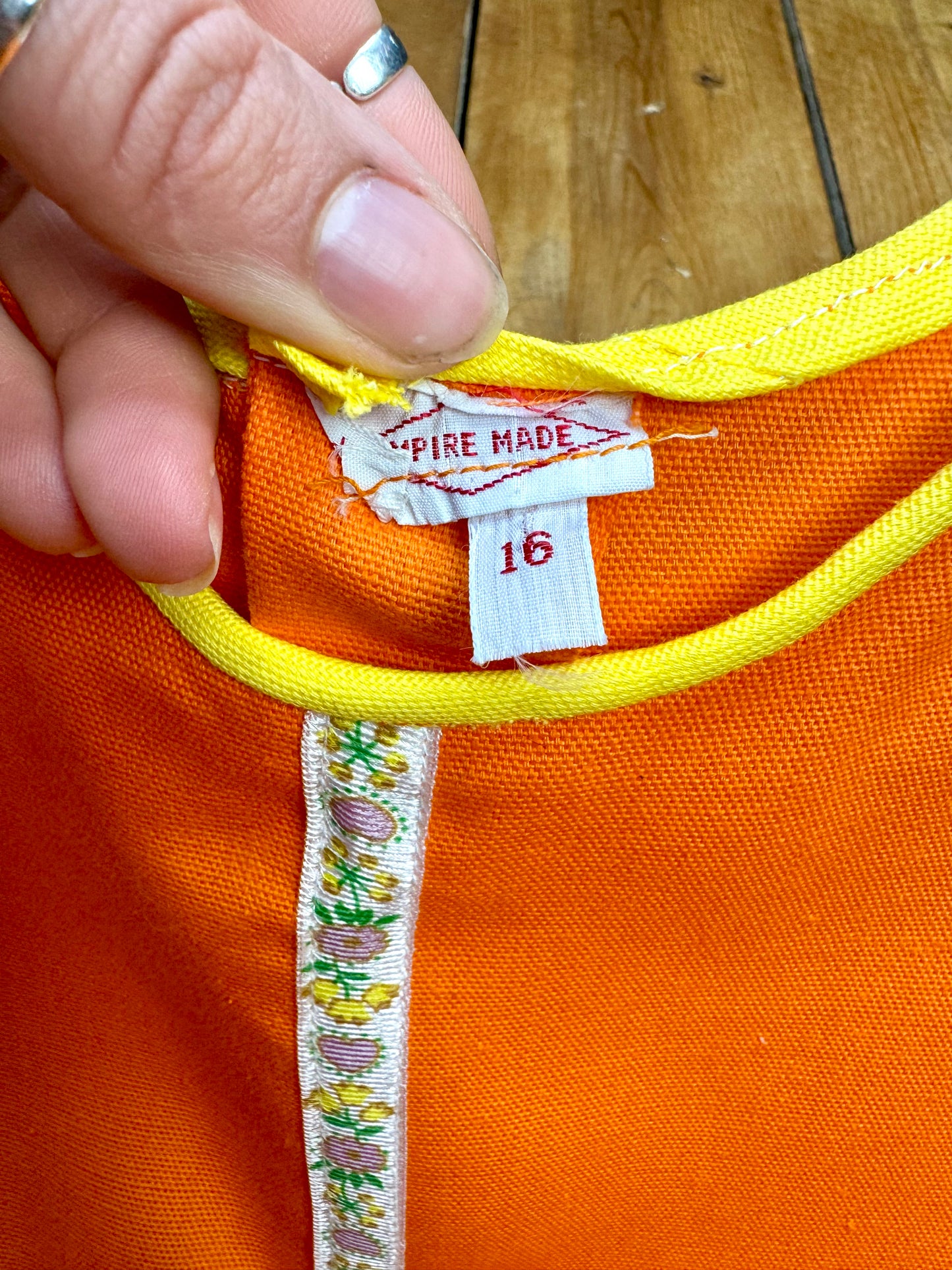 vintage 70s cuckoo empire made label