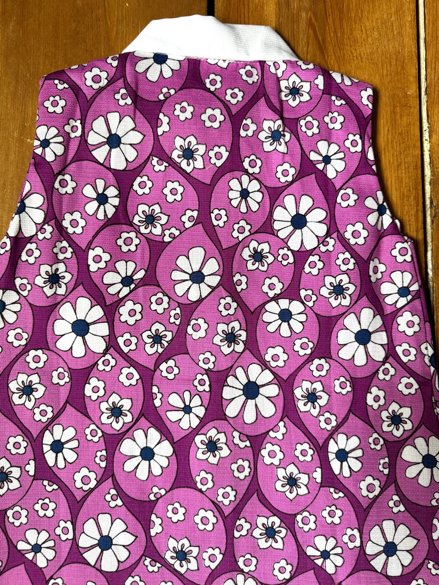 Vintage 70s Cuckoo Purple Floral Dress | 3 Years