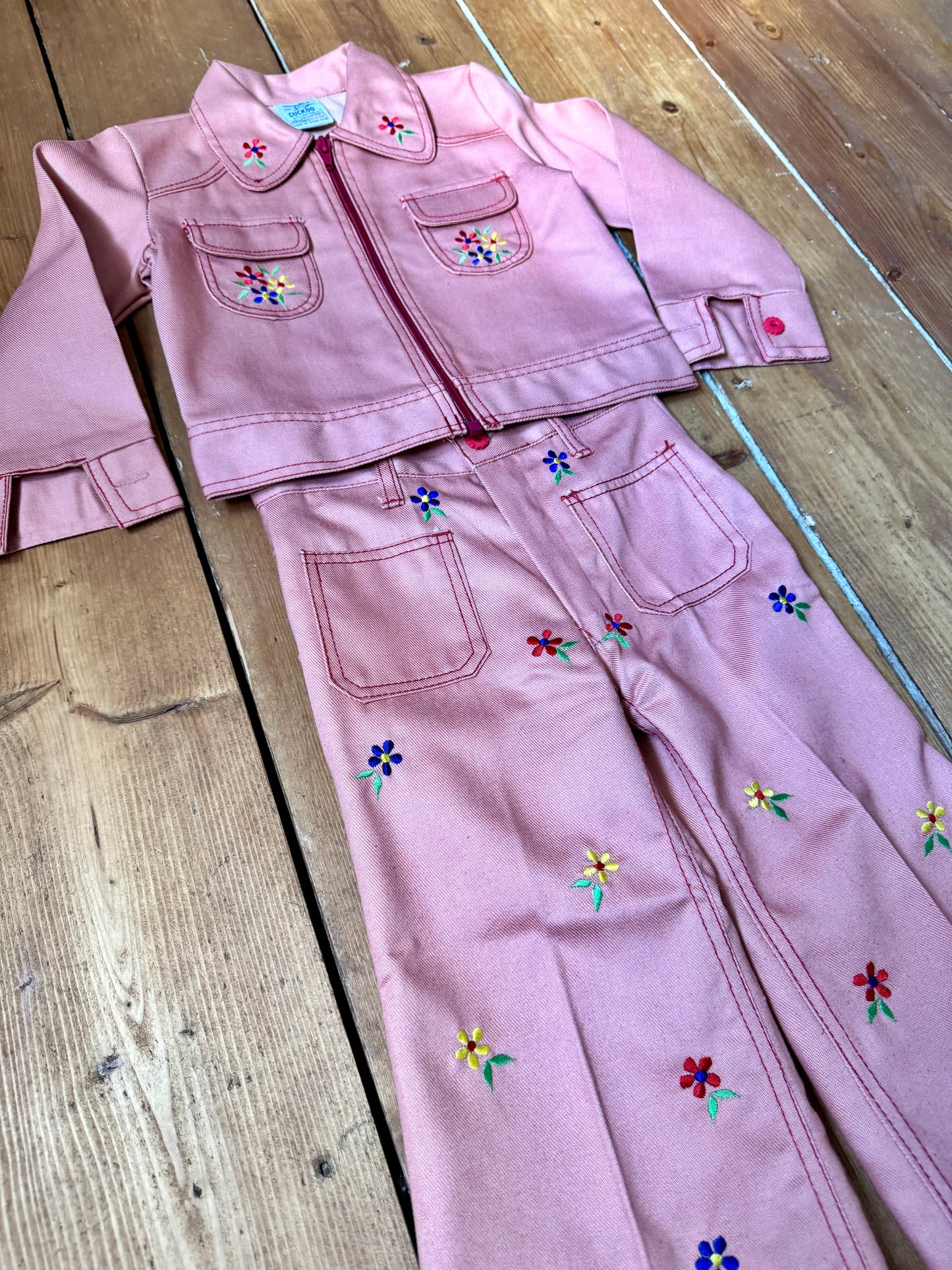 Vintage 70s Cuckoo Floral Co-ord | 4 Years