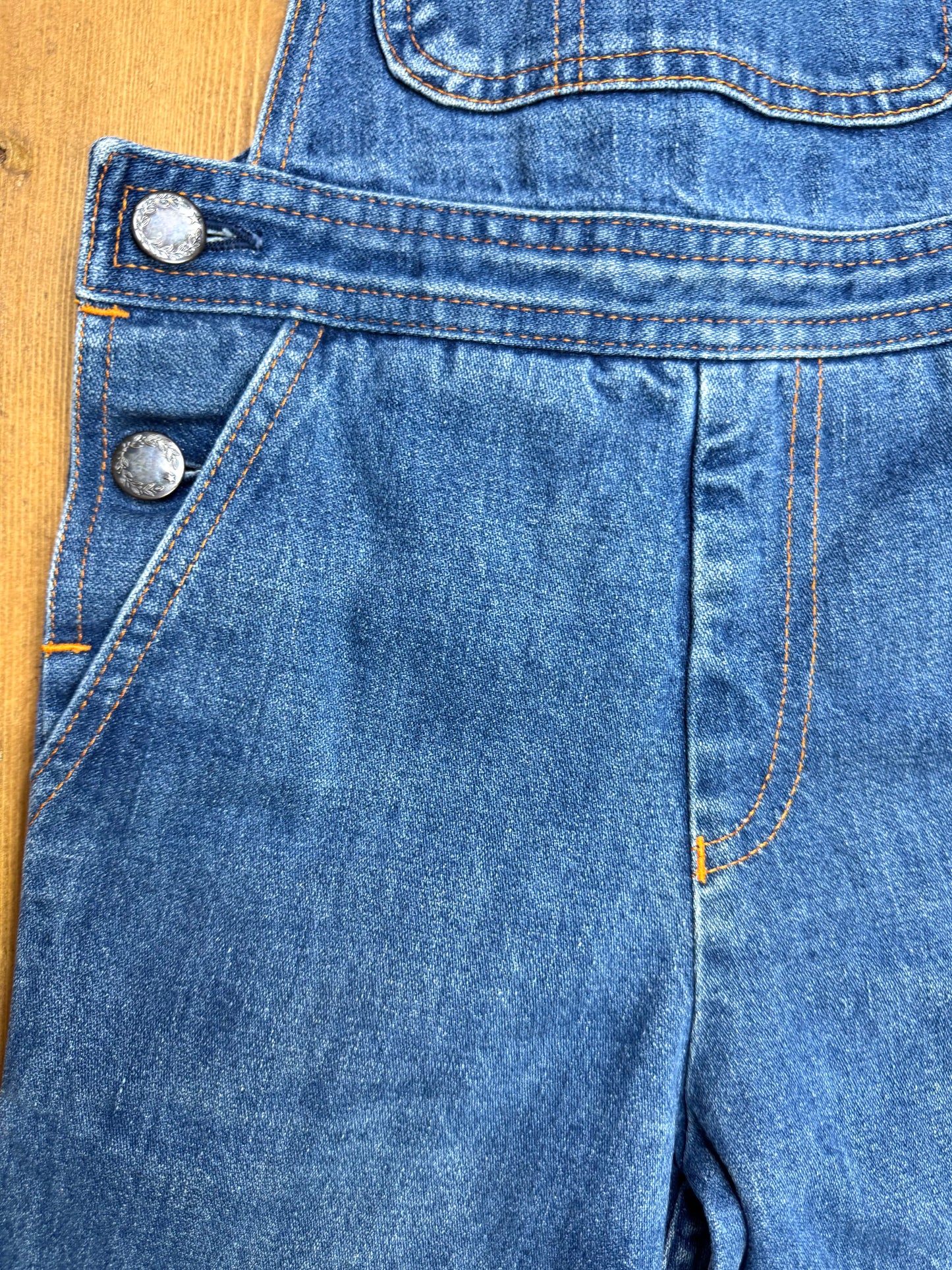 Vintage 90s Kids St.Michael Denim Dungarees | 5 Years
