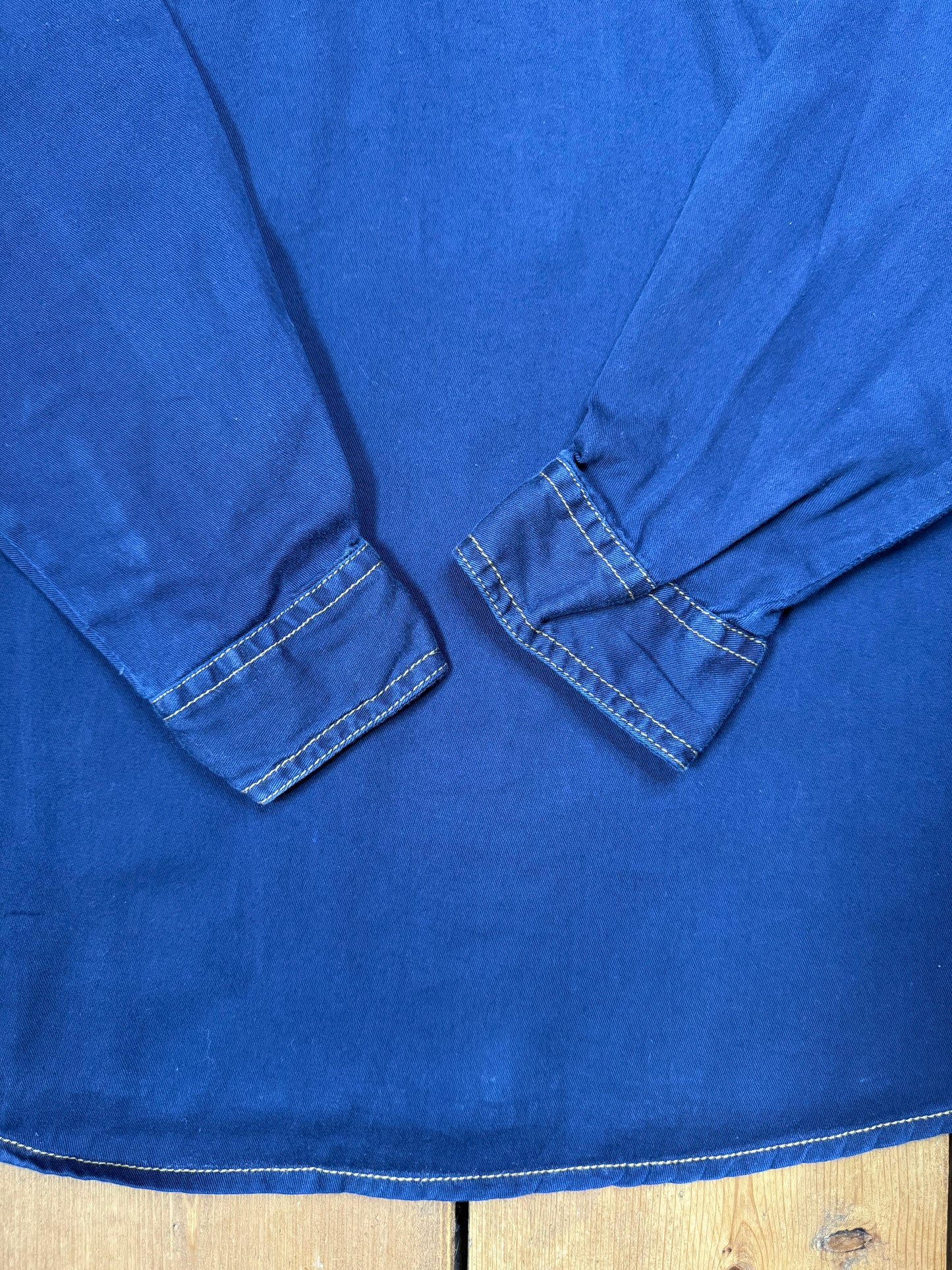 Vintage 90s Adams denim utility shirt. Age 8-9 years. Handpicked for Bee Tiny kids vintage.