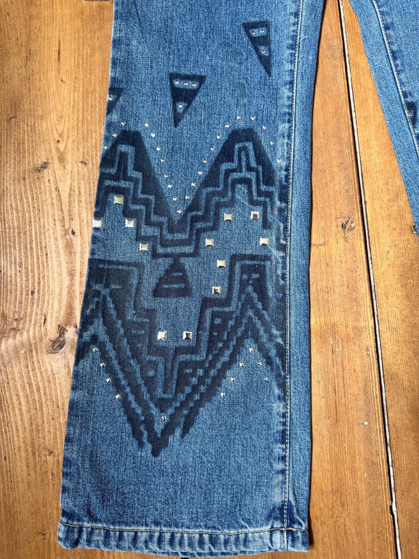 Vintage Italian Y2K Cover Jeans deadstock girls denim jeans. New kids vintage. Handpicked for Bee Tiny kids vintage.