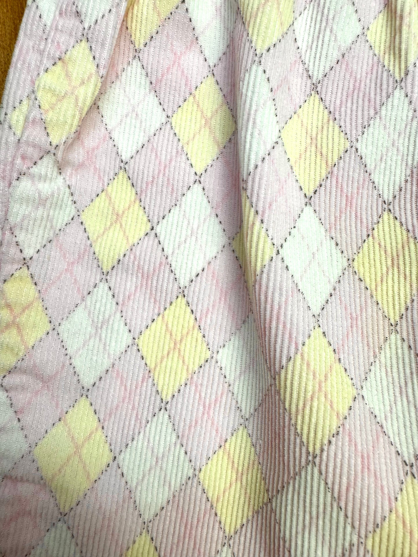 Argyle corduroy vintage baby trousers. Handpicked for Bee Tiny Kids Vintage.