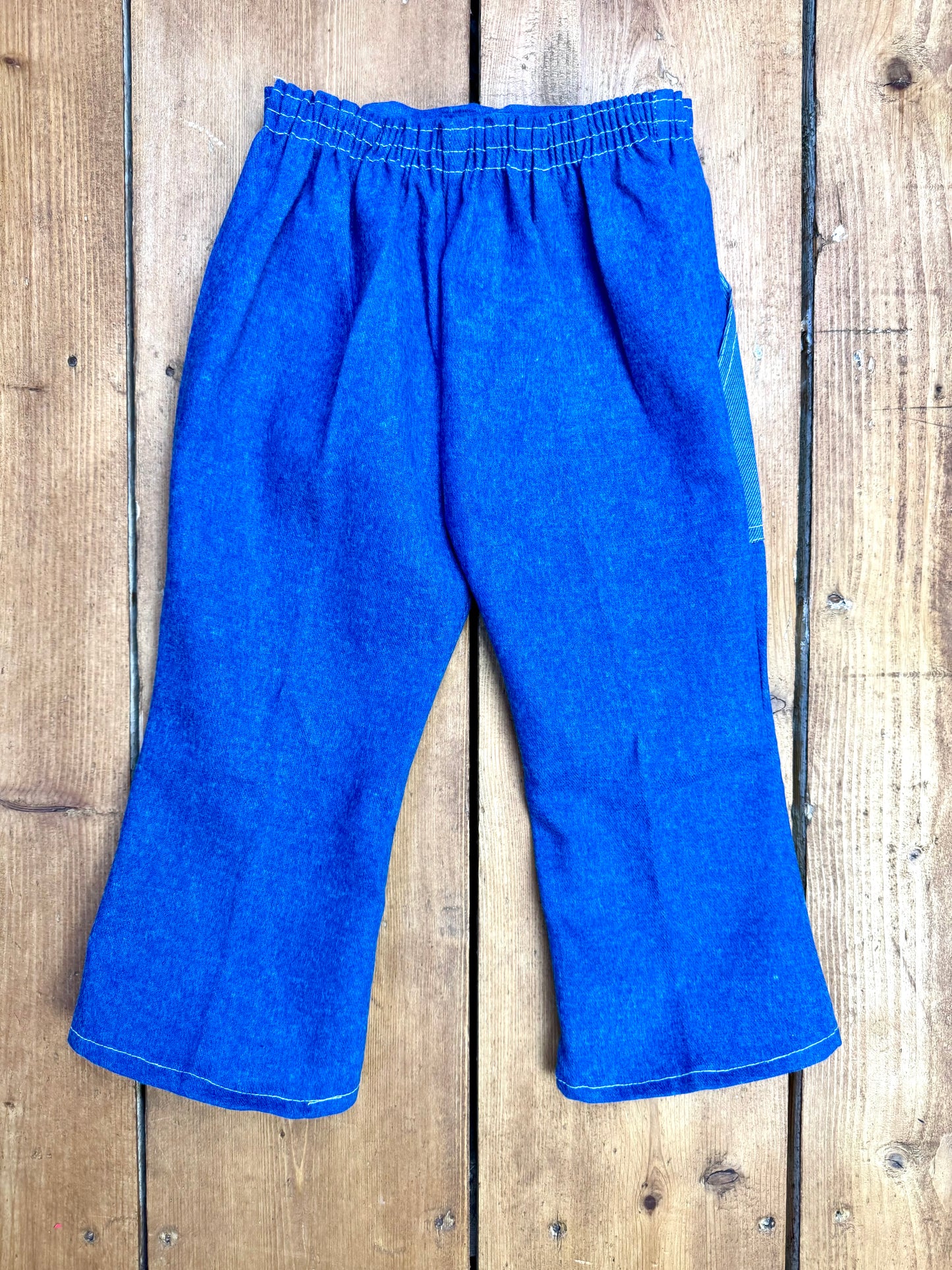 Vintage 70s Cuckoo Kids Denim 2 Piece Set | 2-3 Years