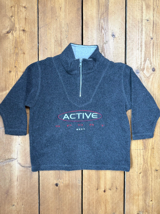 Vintage Y2K Next active sport 1/4 zip fleece. Age 3-4 years. Handpicked for Bee Tiny kids vintage. 
