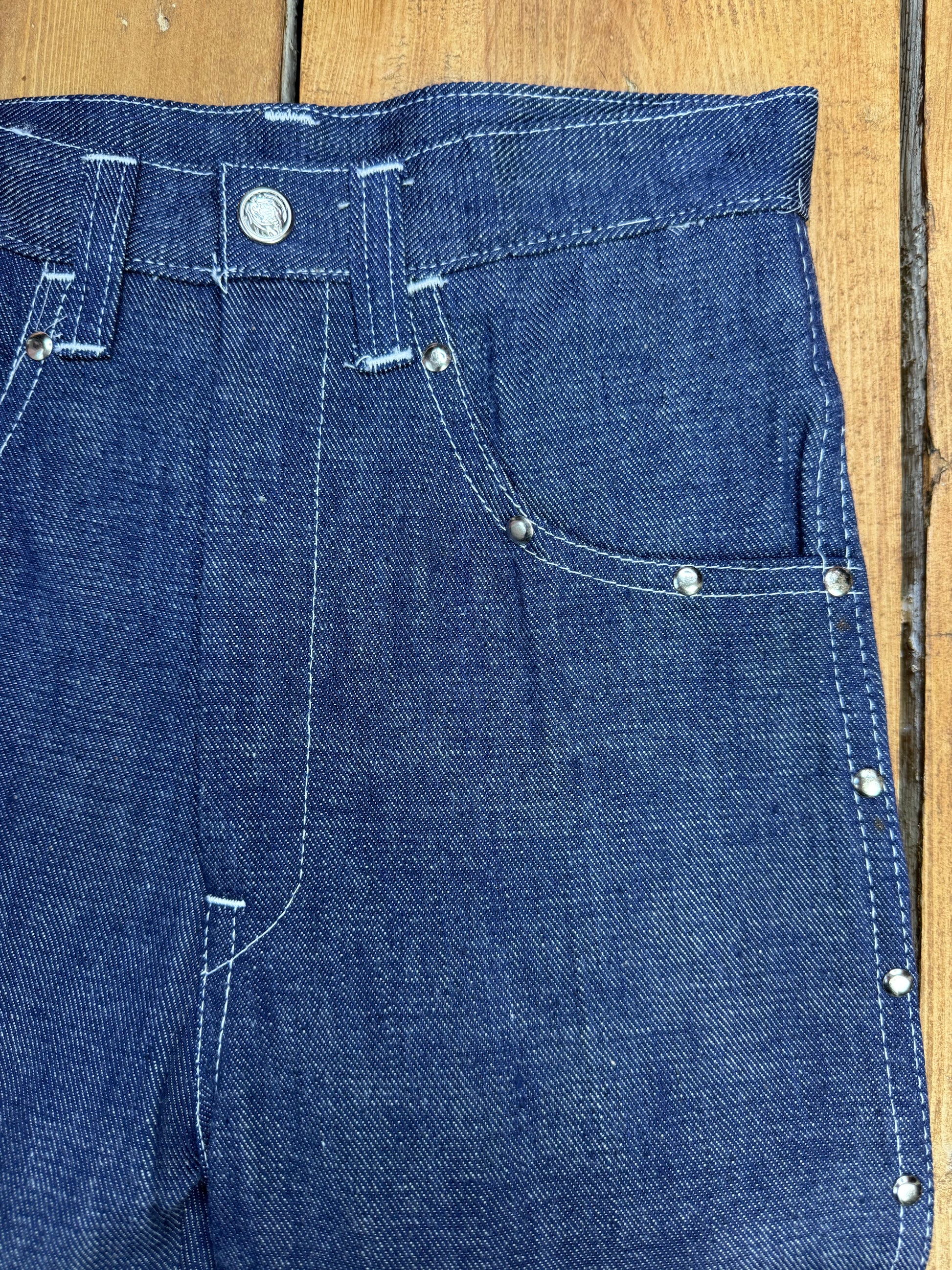 Vintage 70s kids denim cowgirl jeans. Handpicked for Bee Tiny kids vintage.