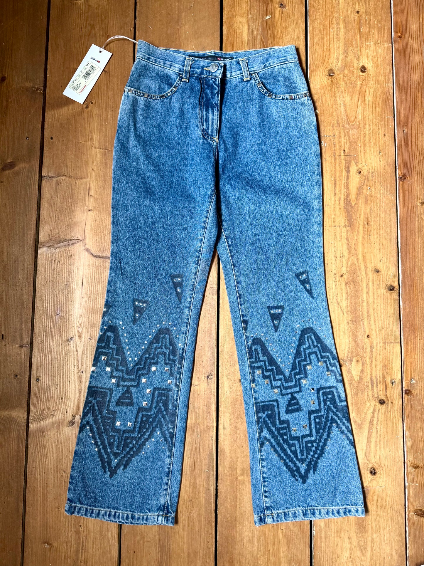 Vintage Italian Y2K Cover Jeans deadstock girls denim jeans. New kids vintage. Handpicked for Bee Tiny kids vintage.