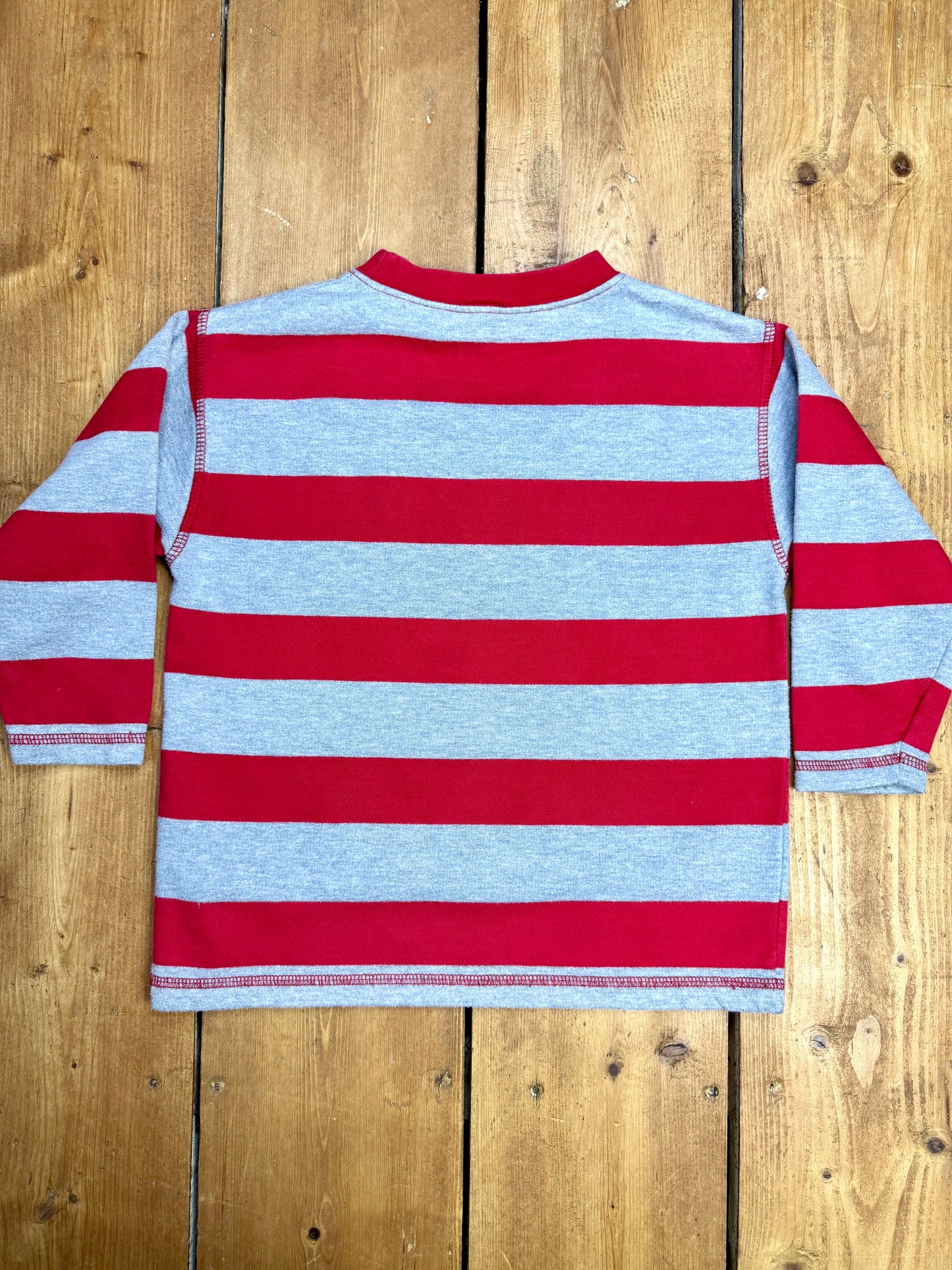 Vintage 90s Next Striped Active Sport Sweatshirt | 5-6 Years