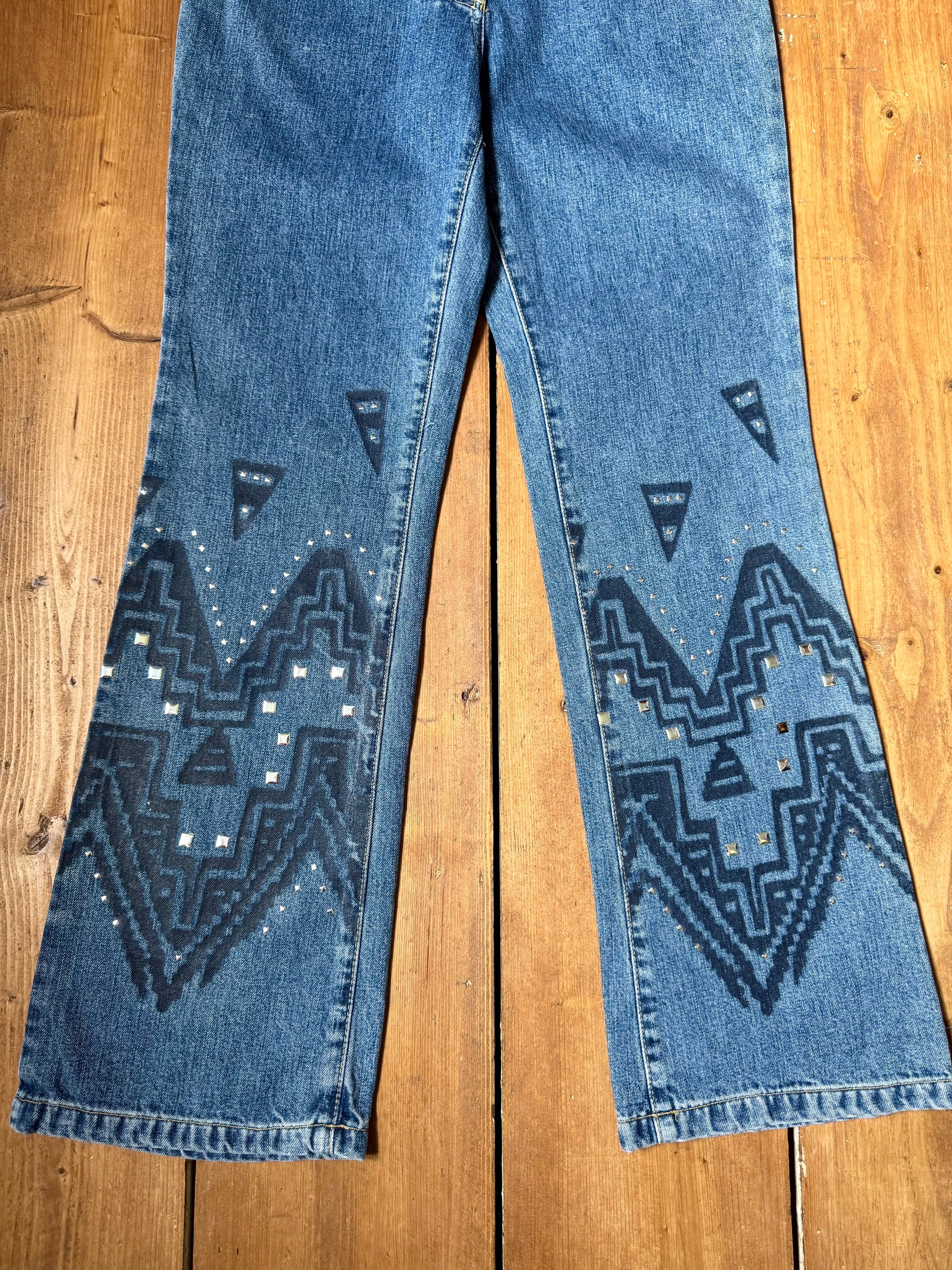 Vintage Italian Y2K Cover Jeans deadstock girls denim jeans. New kids vintage. Handpicked for Bee Tiny kids vintage.