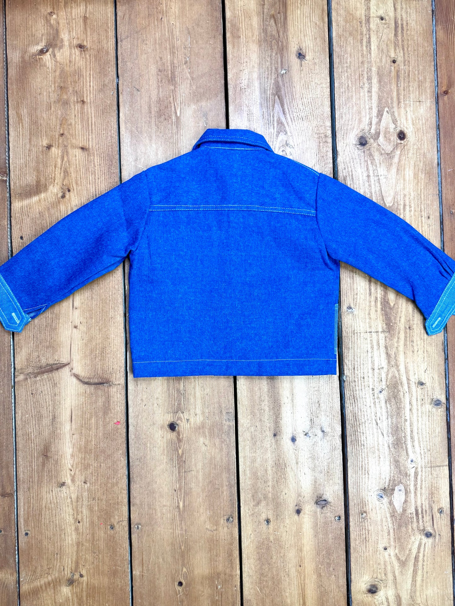 Vintage 70s Cuckoo Kids Denim 2 Piece Set | 2-3 Years