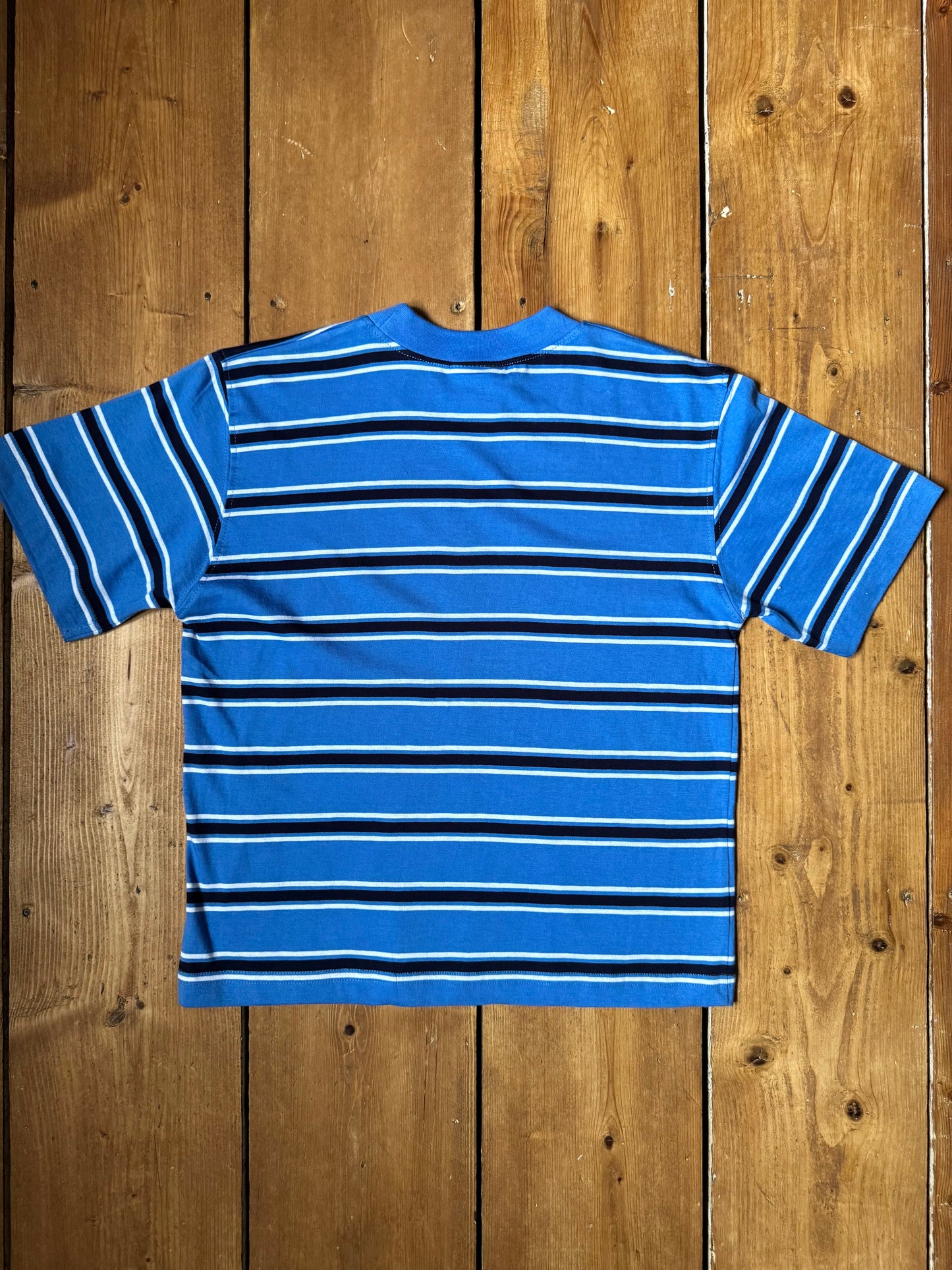 Vintage Striped Blue T-Shirt | 8-9 Years