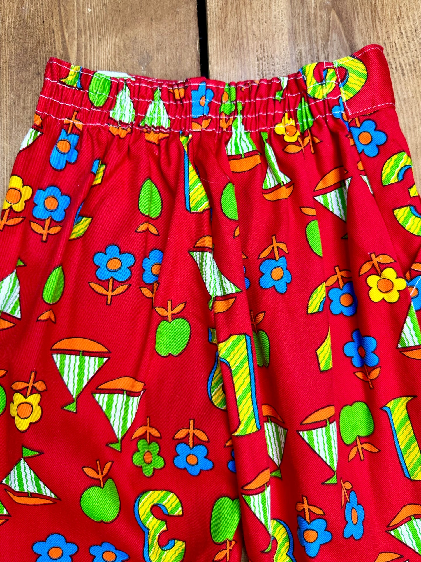 Vintage 70s Cuckoo Red Trousers | 4 Years