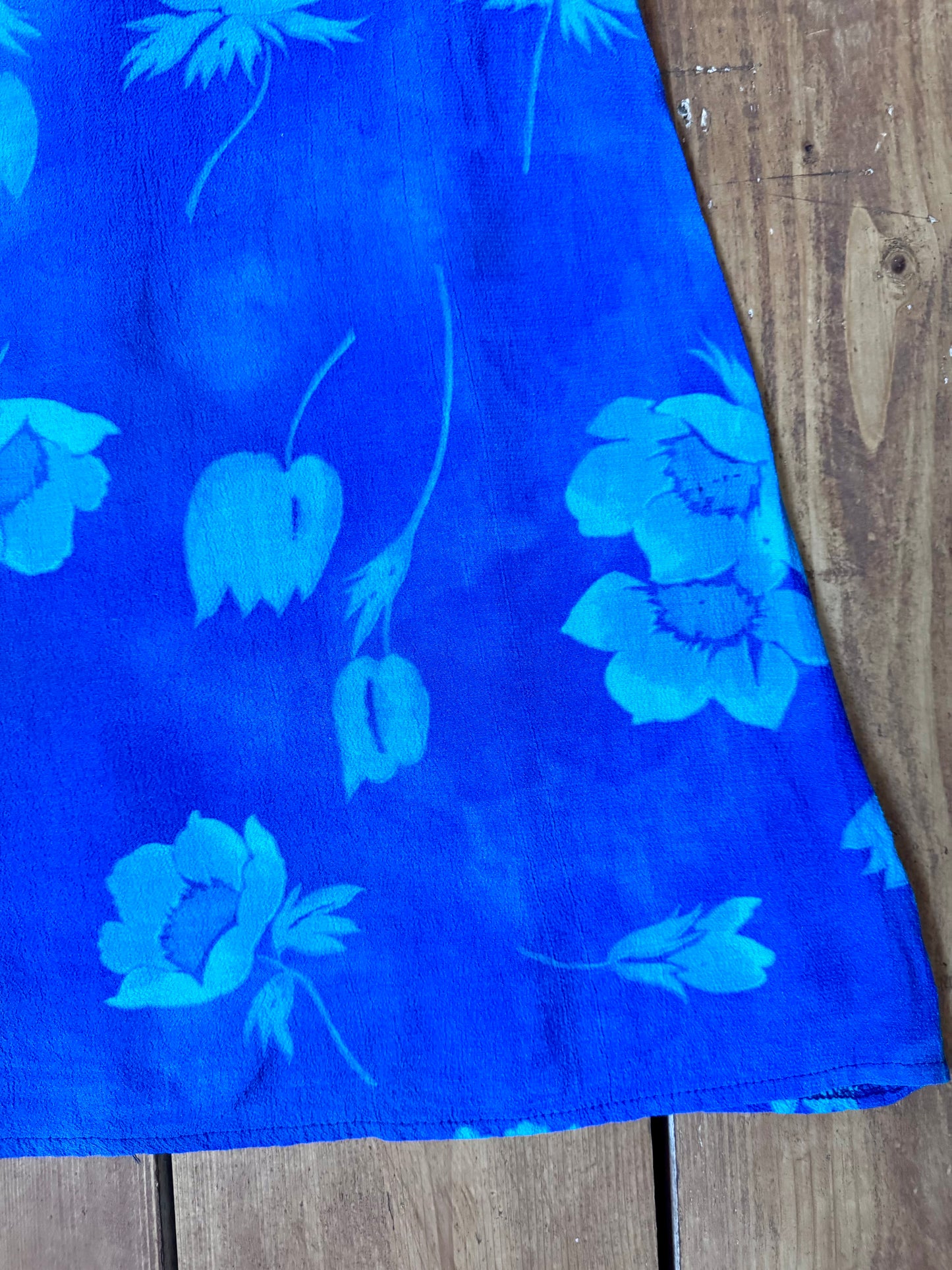 90s Debenhams Blue Summer Dress | 10 Years