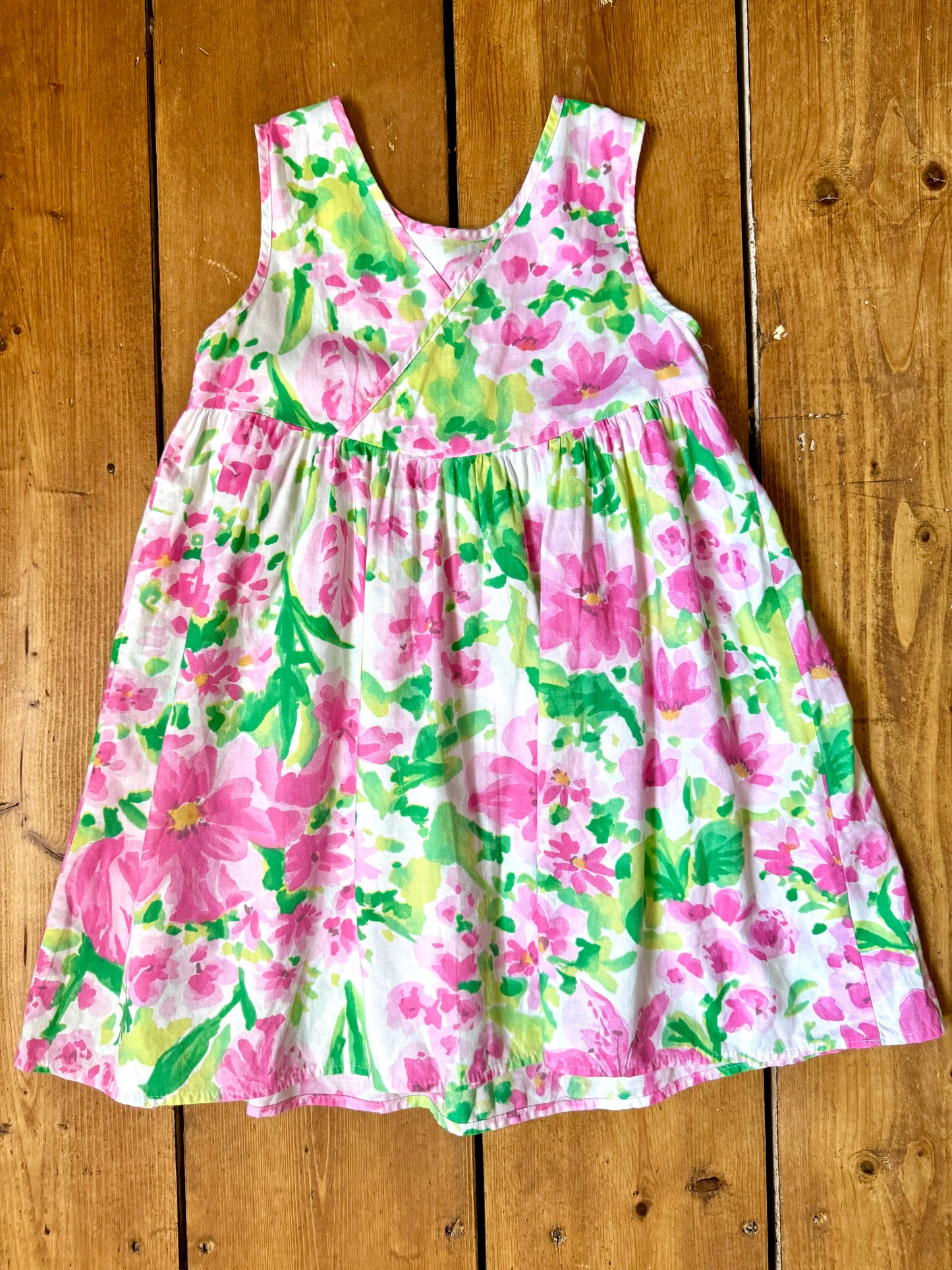 Vintage St.Michael kids summer dress. Vintage floral dress age 4 years. Kids summer dress. Handpicked for Bee Tiny kids vintage.