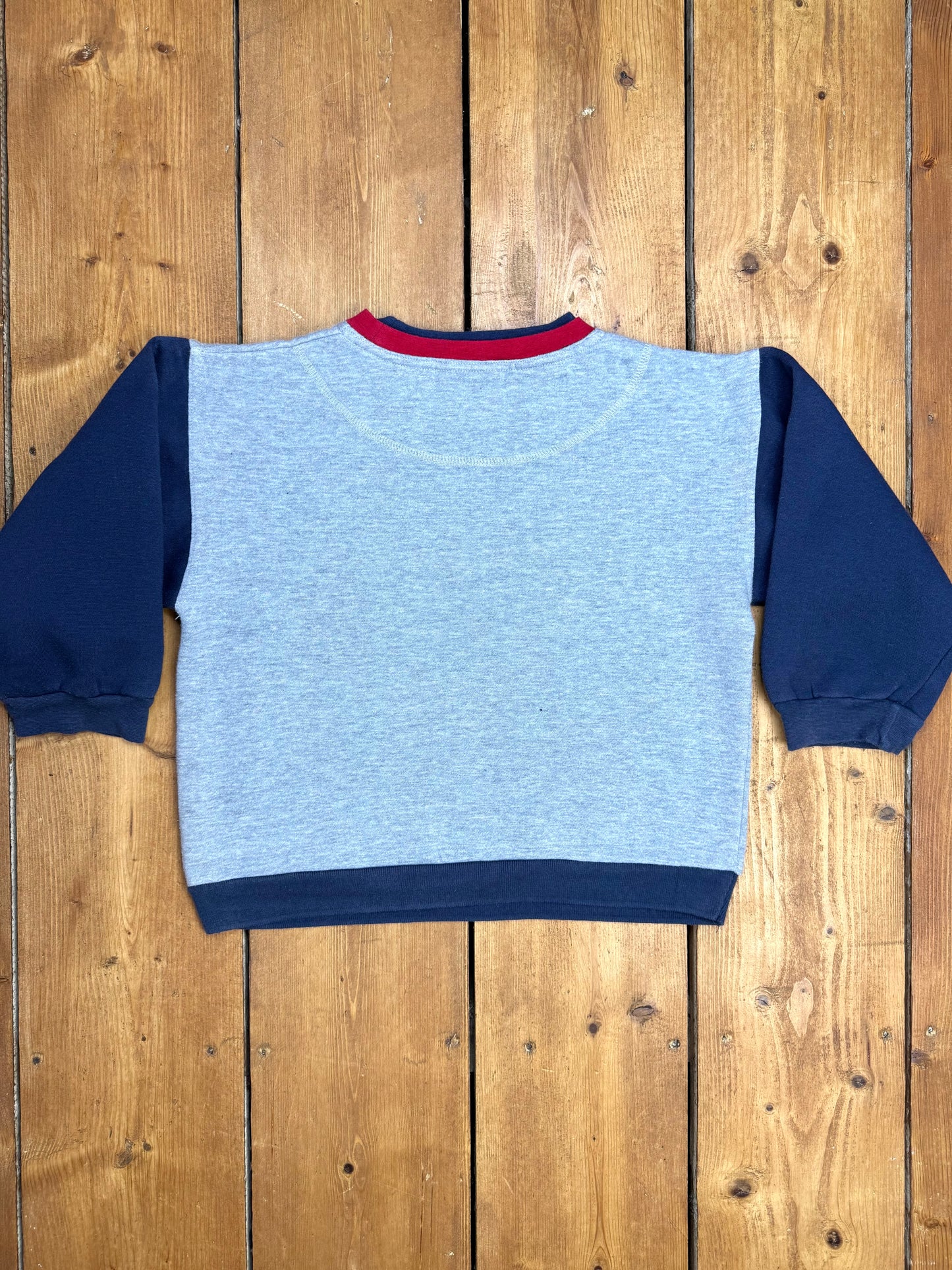 Vintage Y2K Initials Nautical Grey Sweatshirt | 5-6 Years