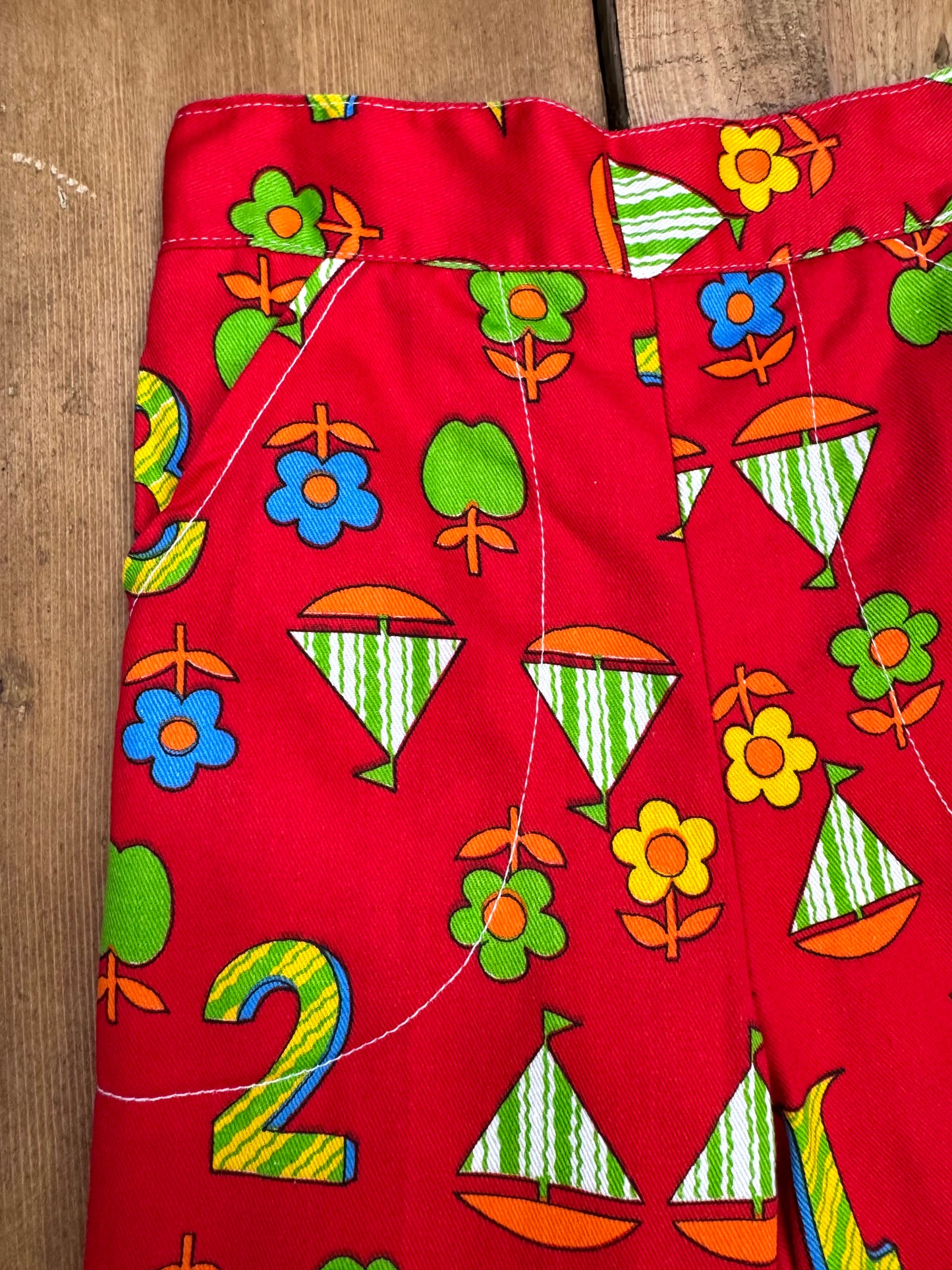 Vintage 70s Cuckoo Red Trousers | 4 Years