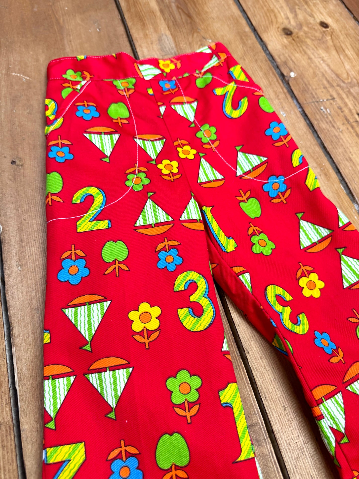 Vintage 70s Cuckoo Red Trousers | 4 Years