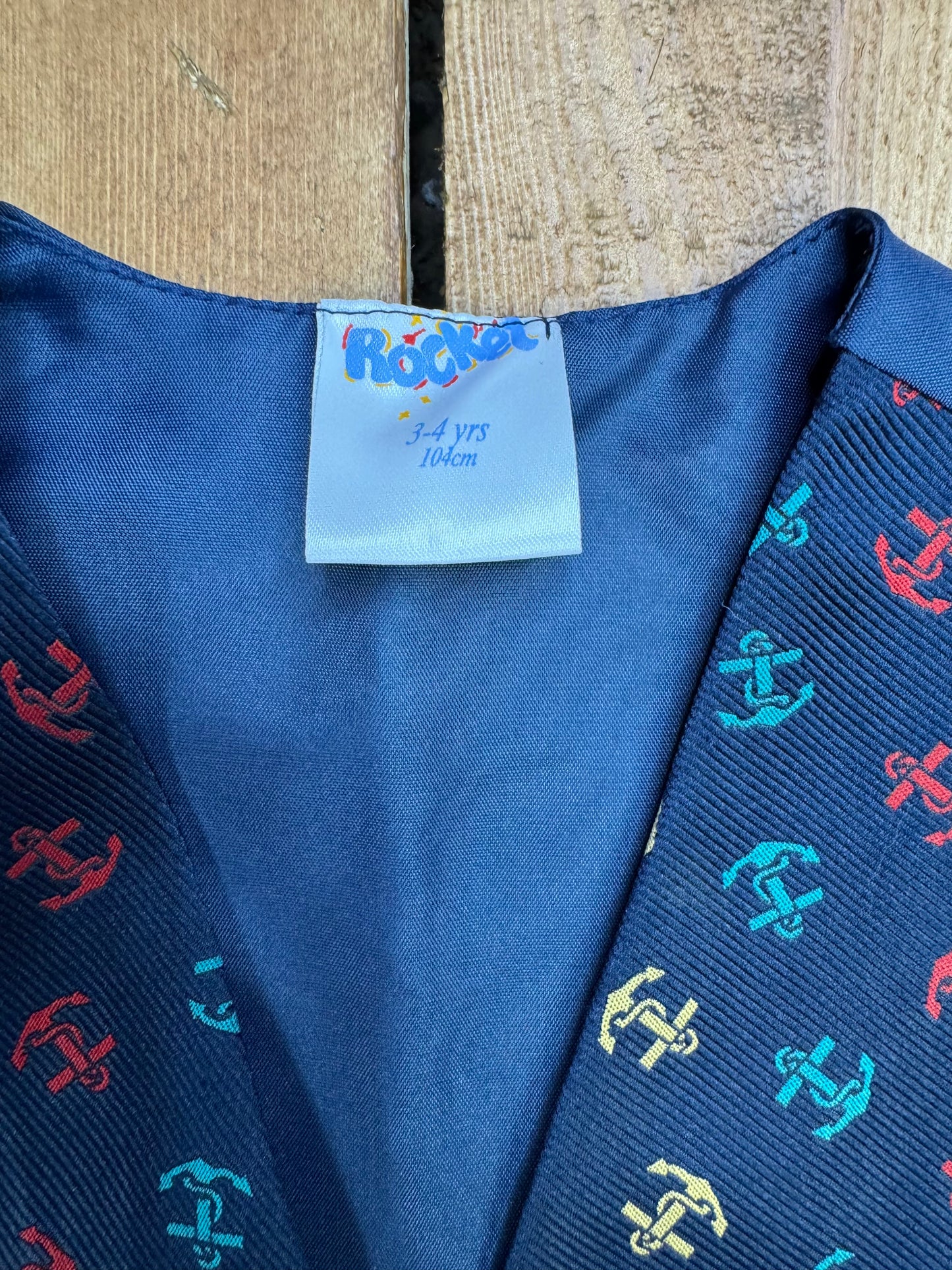 Vintage 90s Nautical Waistcoat | 3-4 Years
