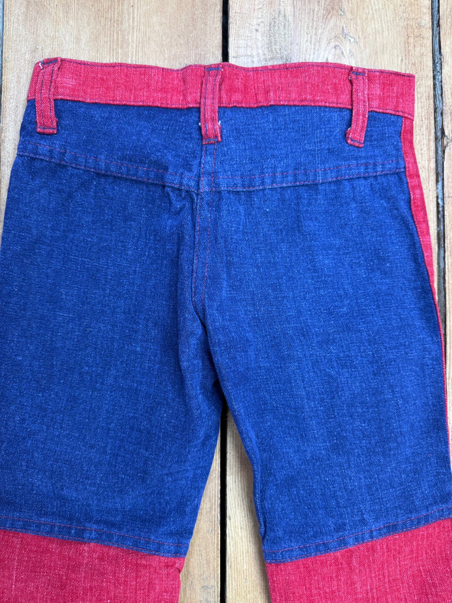 Vintage 70s Cuckoo Two Tone Trousers | 6-7 Years