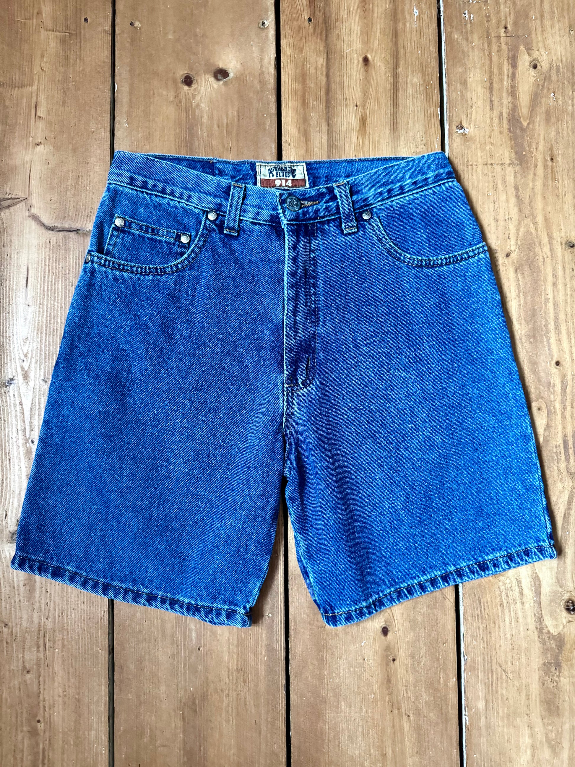 Vintage 90s childrens jorts jean shorts. Age 13-14 years. Handpicked for Bee Tiny kids vintage.