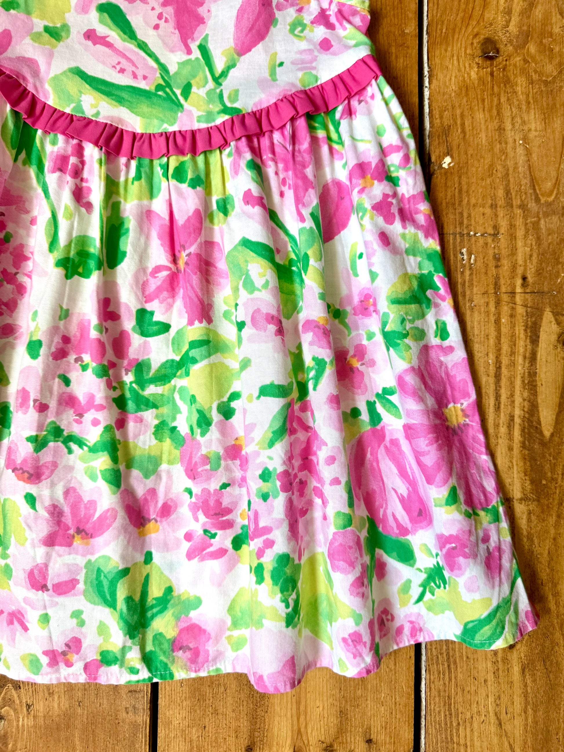 Vintage St.Michael kids summer dress. Vintage floral dress age 4 years. Kids summer dress. Handpicked for Bee Tiny kids vintage.