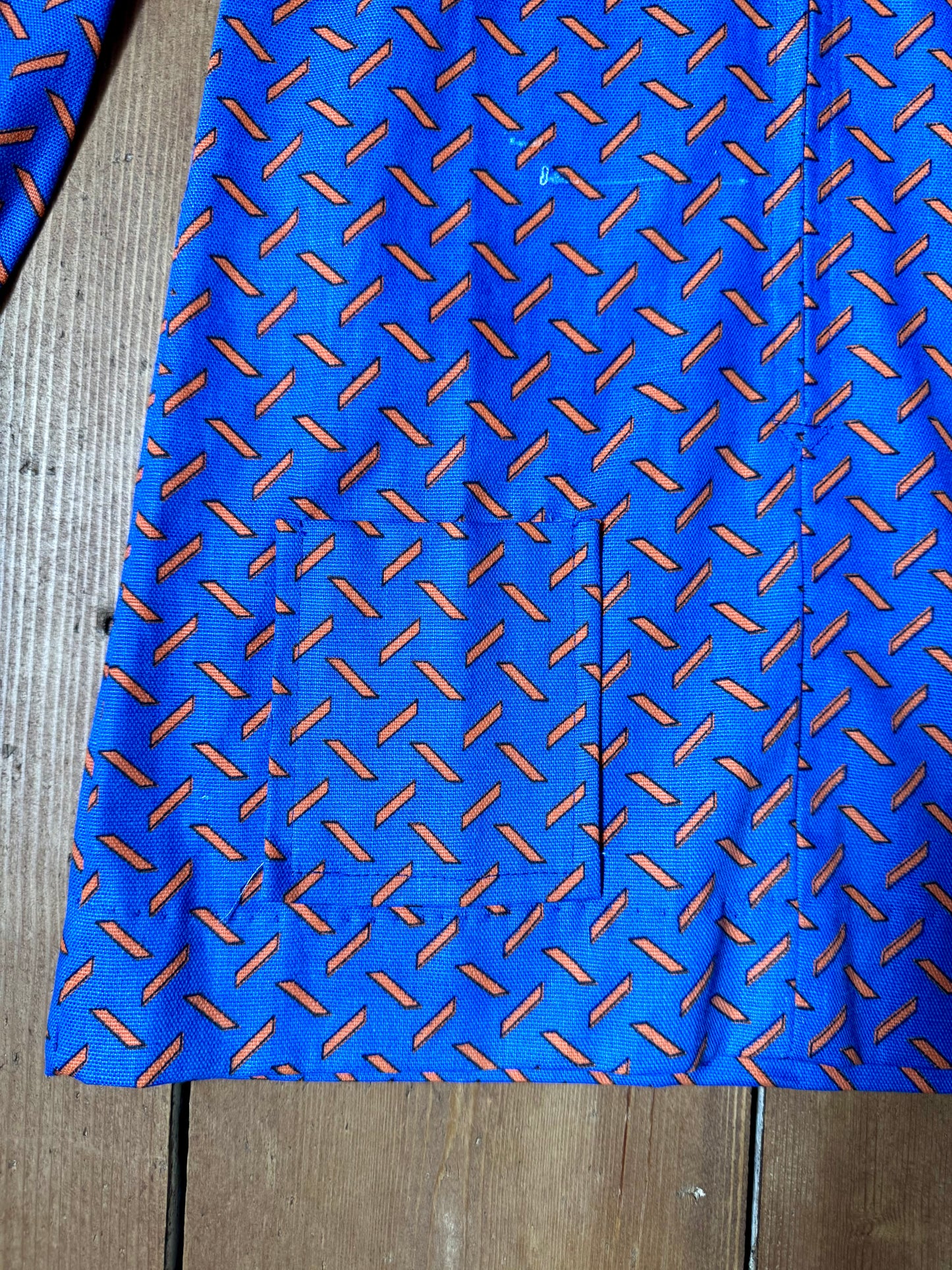 Vintage Cuckoo 70s Blue Dress | 4-5 Years
