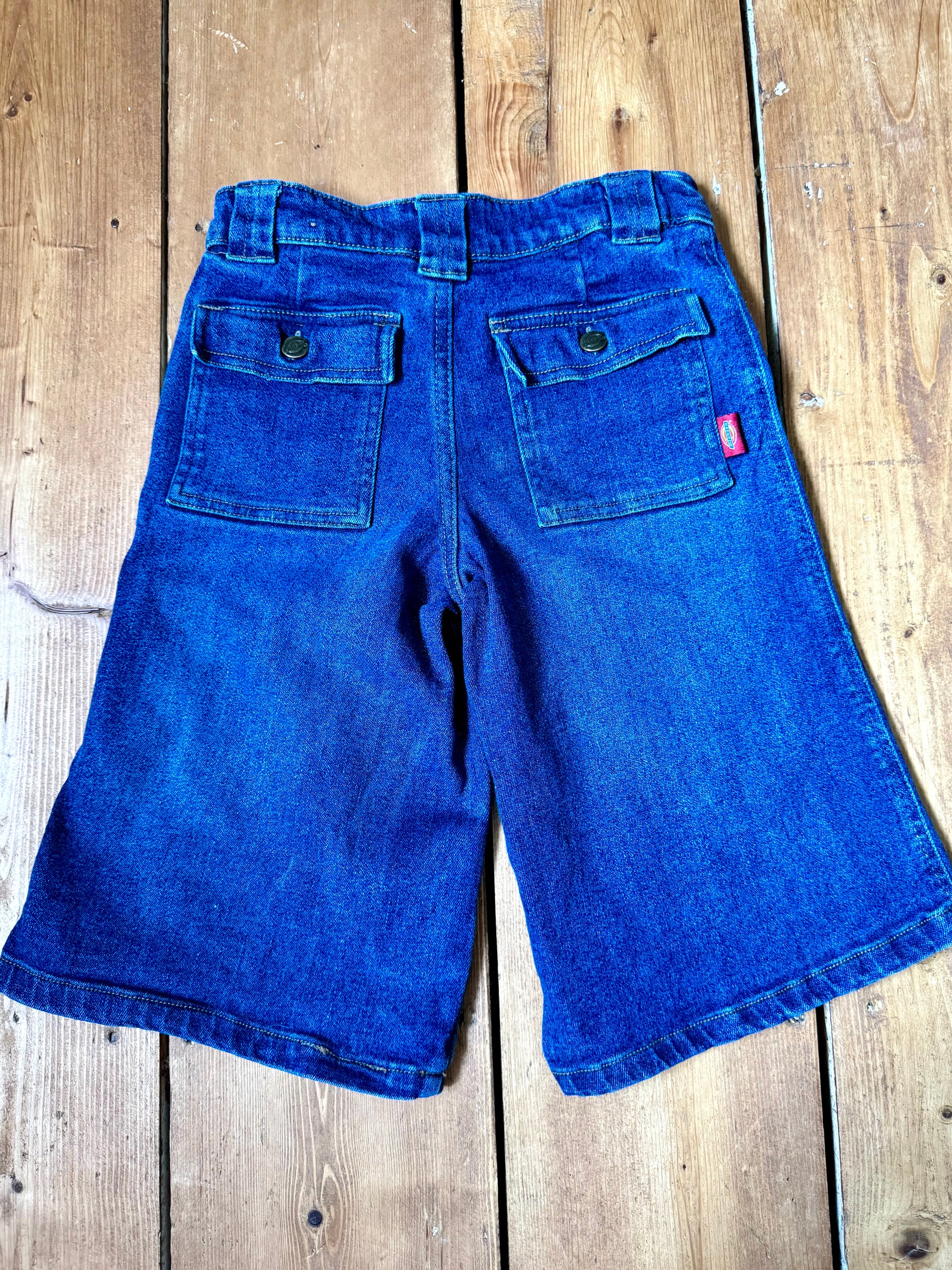 Vintage Y2K Dickies denim shorts, Dickies denim jorts. Kids baggy shorts. Handpicked for Bee Tiny kids vintage.