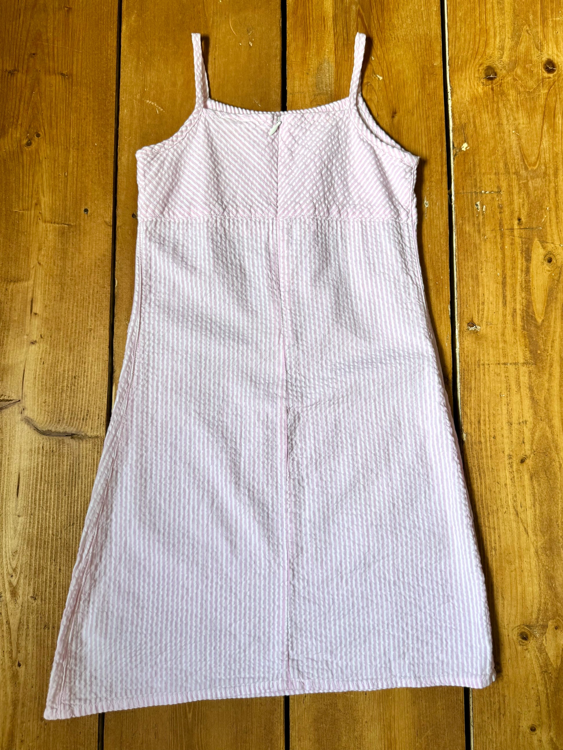 Vintage Y2K Cherokee colourful striped cotton dress, age 5-6 years. Handpicked for Bee Tiny kids vintage.