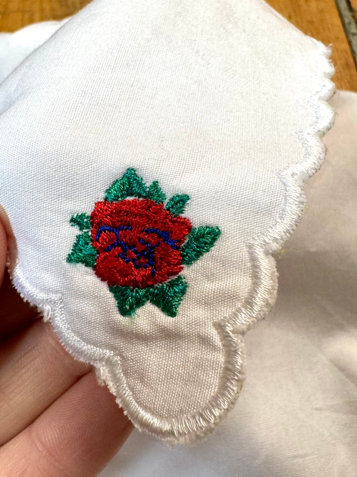 Vintage 90s Adams Embroidered Collar Blouse | 1-2 Year
