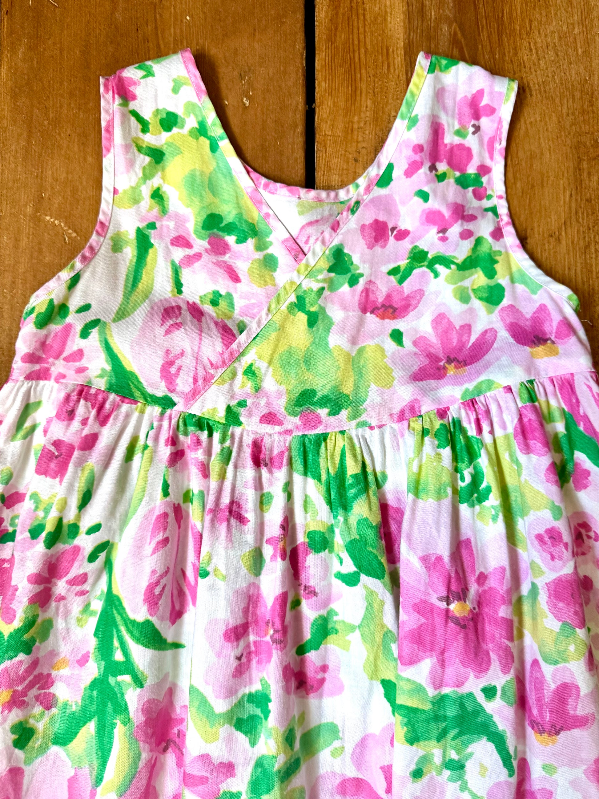 Vintage St.Michael kids summer dress. Vintage floral dress age 4 years. Kids summer dress. Handpicked for Bee Tiny kids vintage.