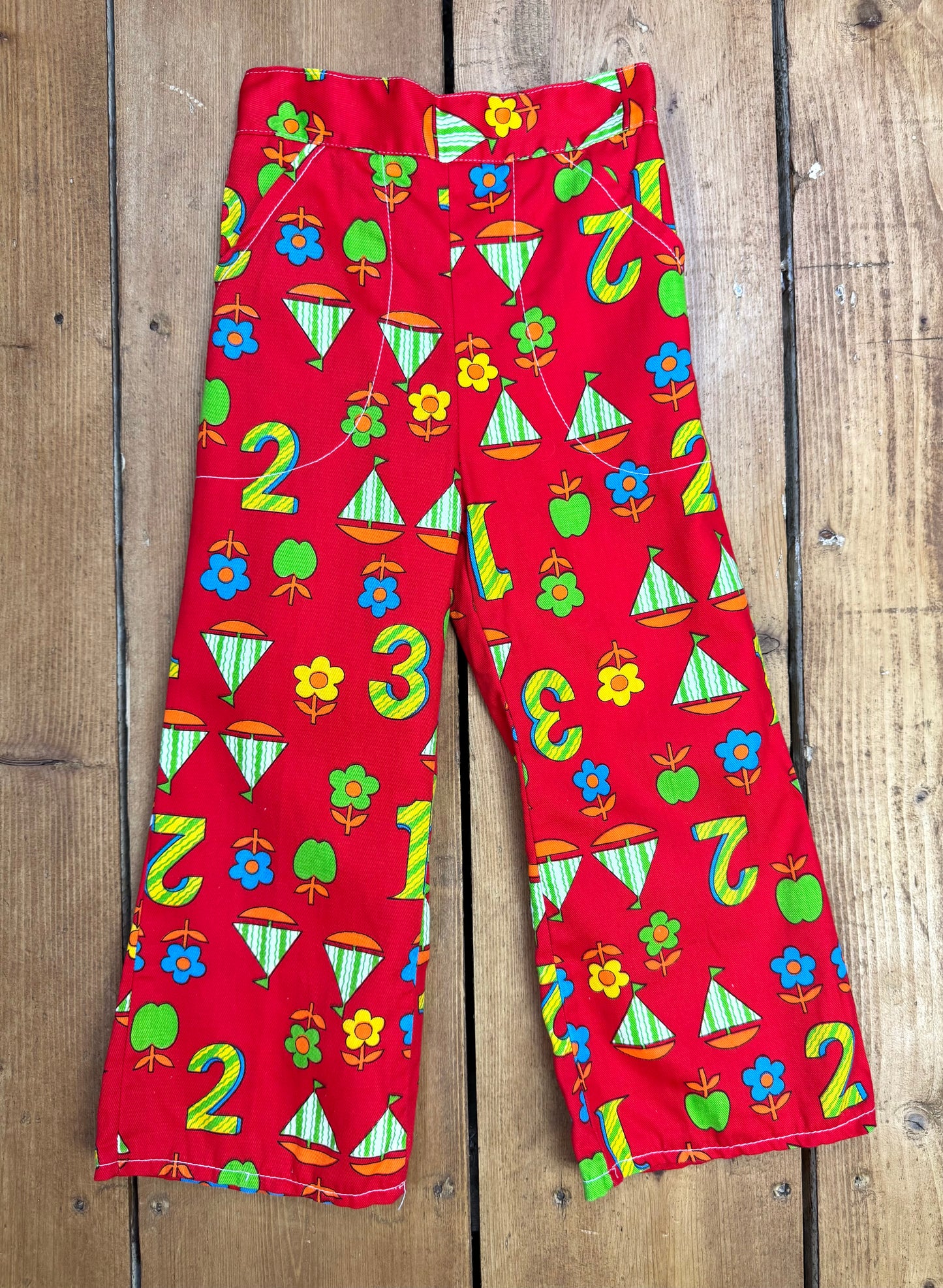 Vintage 70s Cuckoo Red Trousers | 4 Years