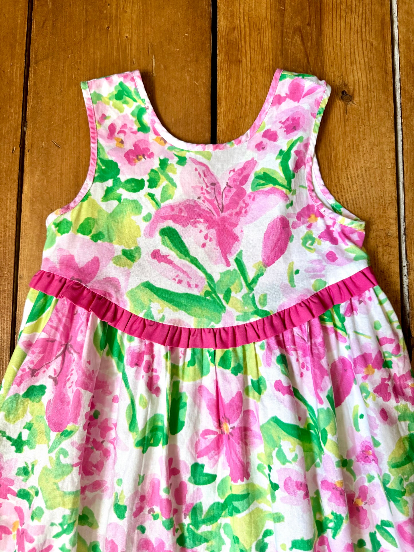 Vintage St.Michael kids summer dress. Vintage floral dress age 4 years. Kids summer dress. Handpicked for Bee Tiny kids vintage.