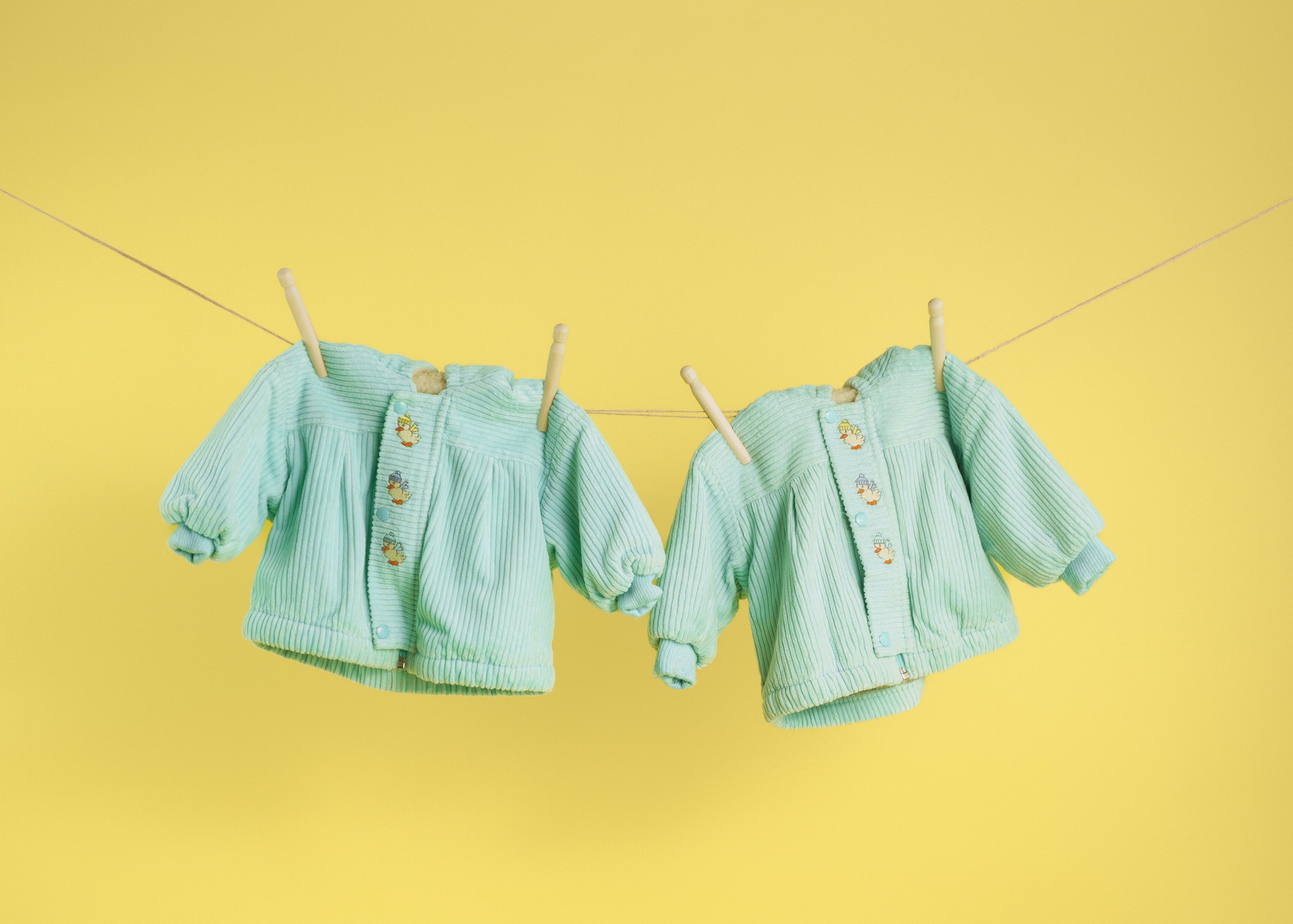 Vintage corduroy baby jackets from Bee Tiny