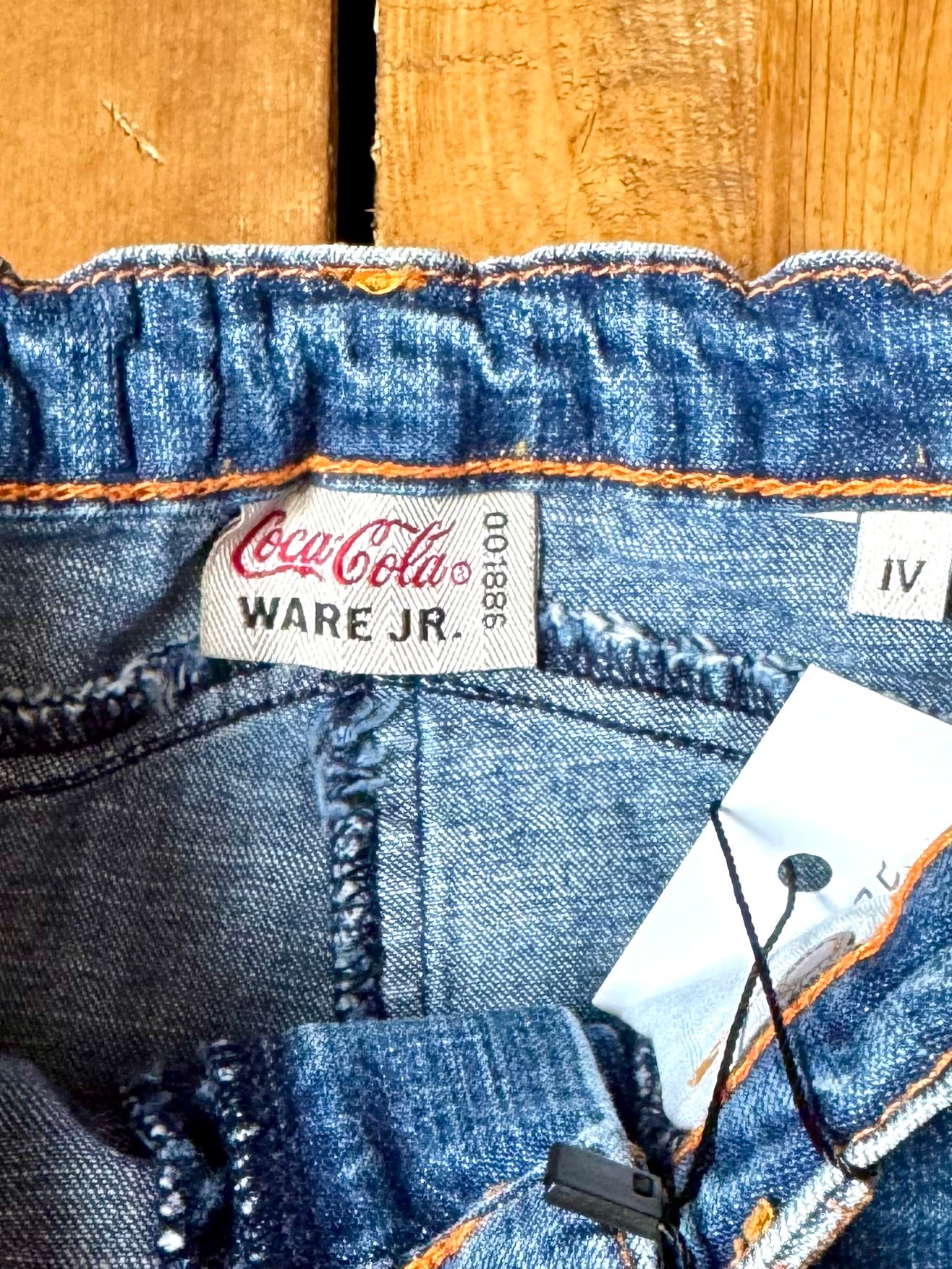 Vintage Coca-Cola Denim Midi Skirt | Age 8-9 Years