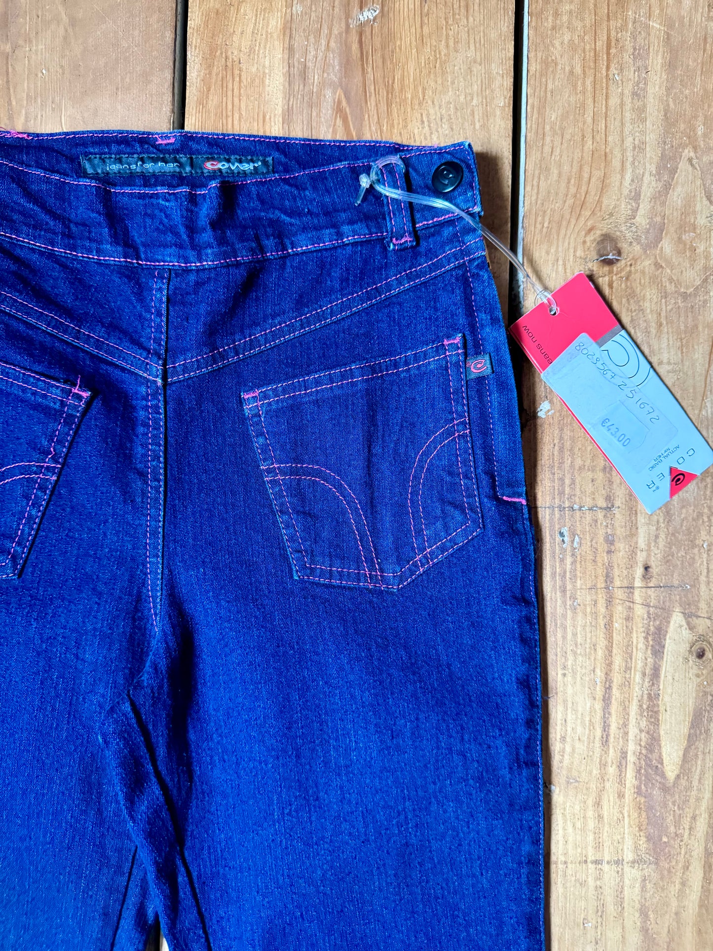 Italian vintage Y2k Deadstock girls jeans age 10. Handpicked for Bee Tiny kids vintage. 