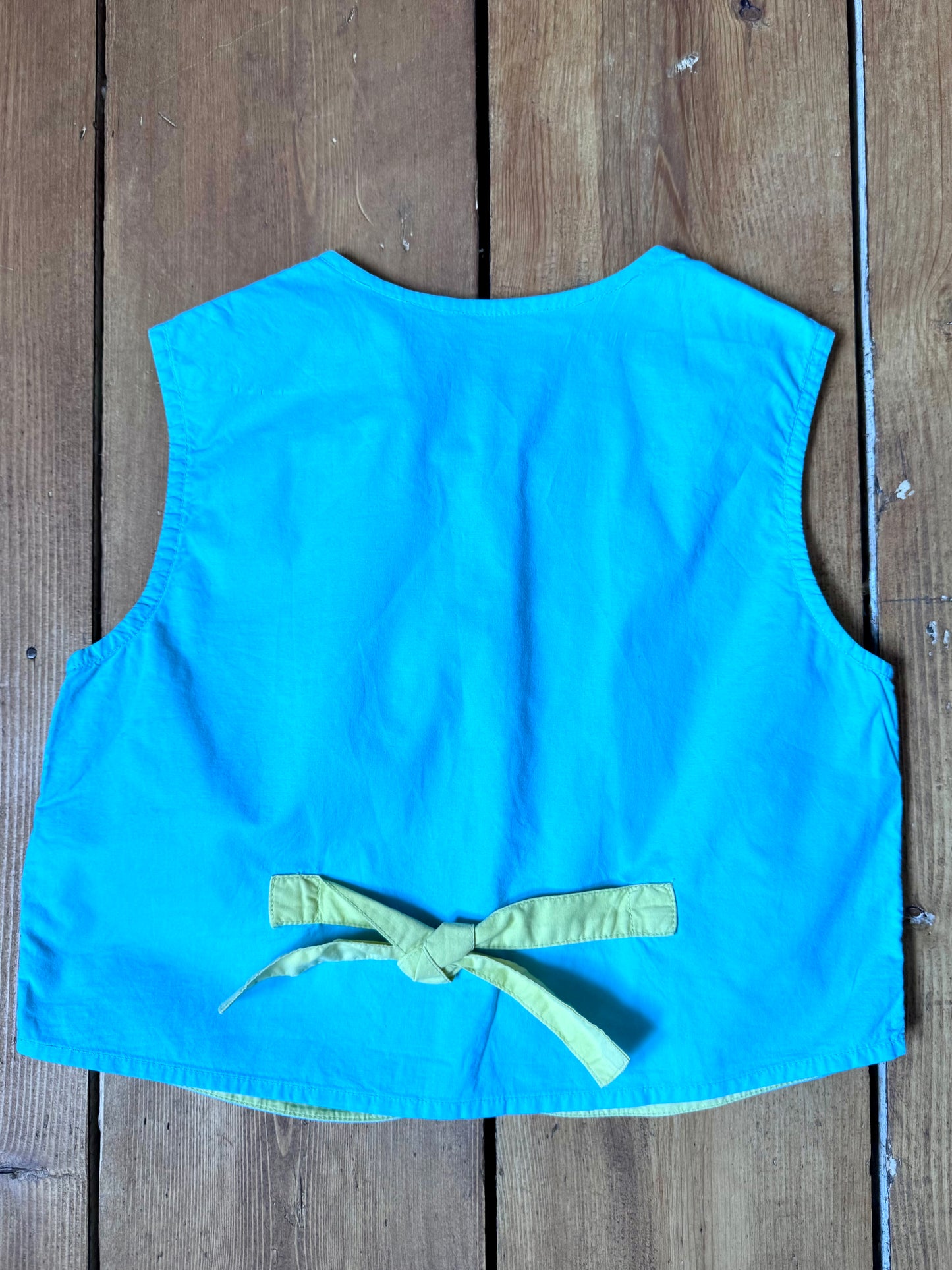 Vintage Y2K Sea Animal Embroidered Waistcoat | 4 Years