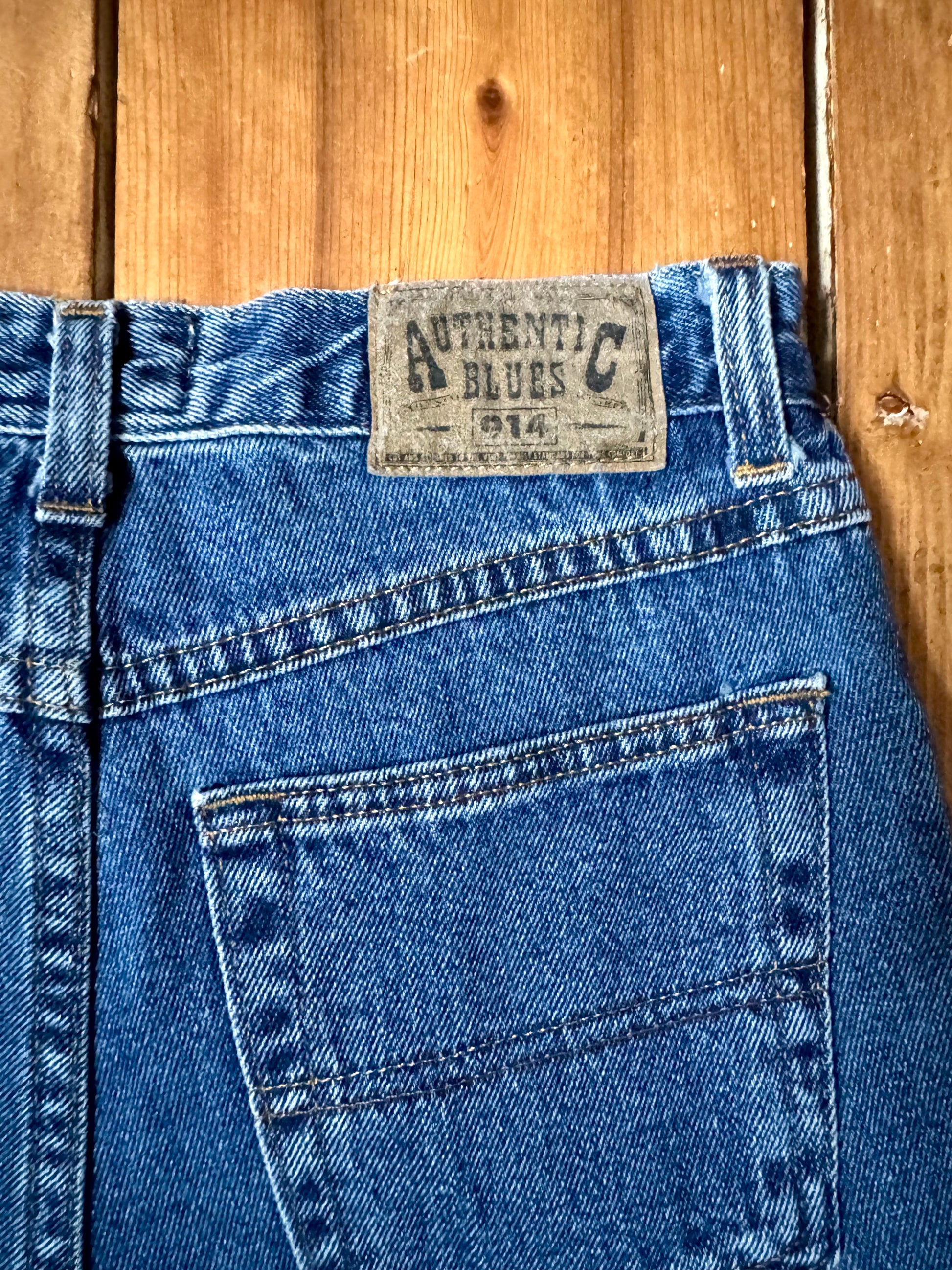 Vintage 90s childrens jorts jean shorts. Age 13-14 years. Handpicked for Bee Tiny kids vintage.