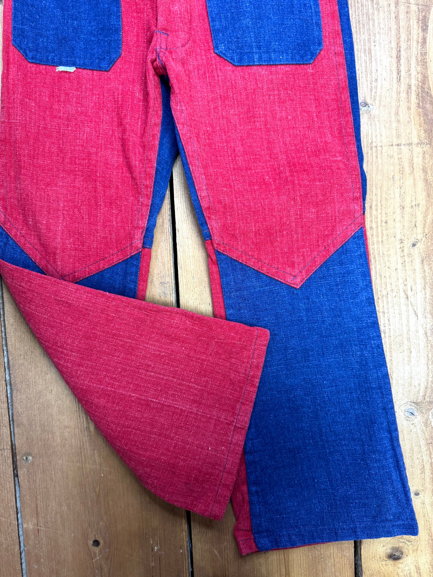 Vintage 70s Cuckoo Two Tone Trousers | 6-7 Years