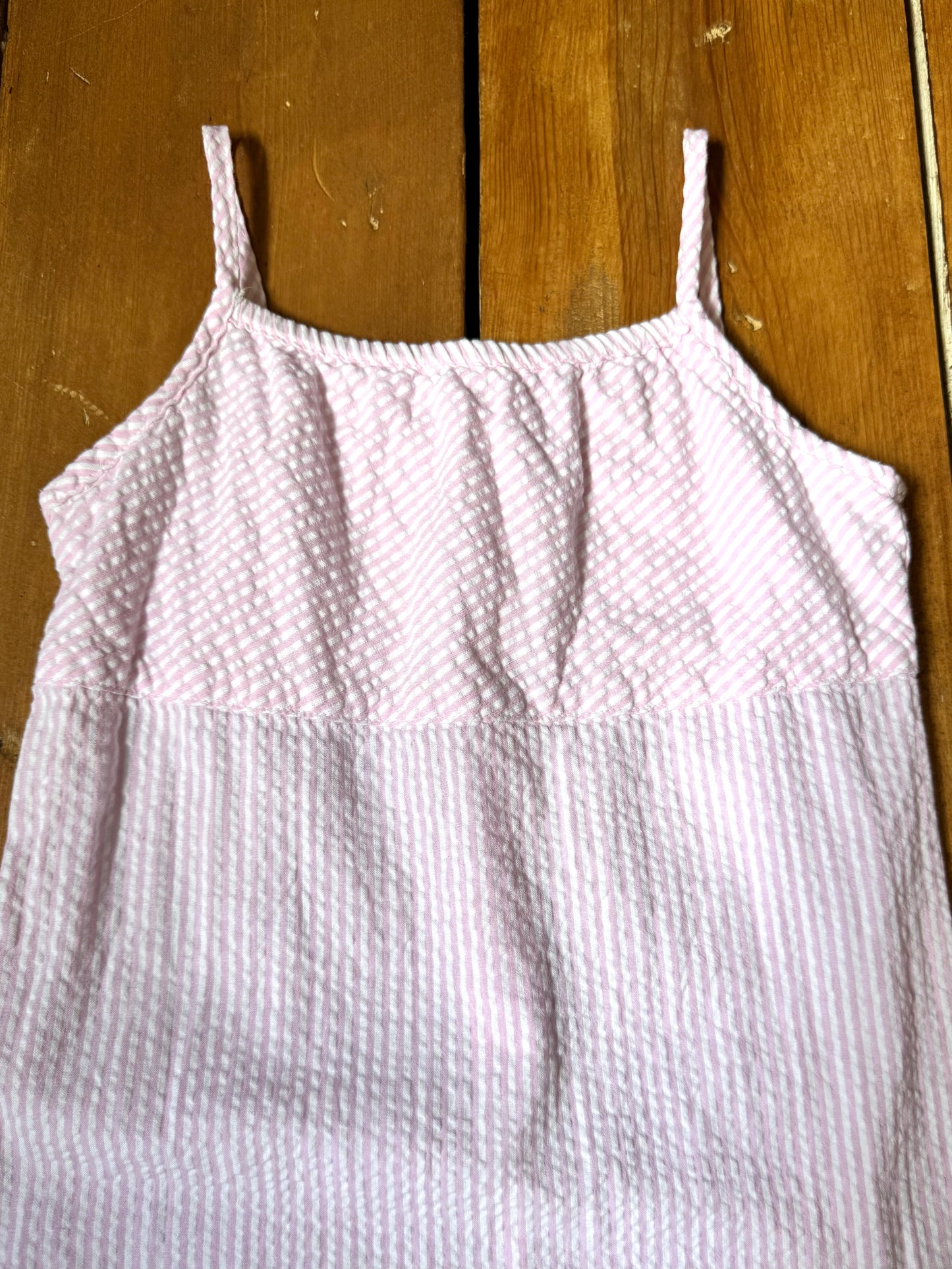 Vintage Y2K Cherokee colourful striped cotton dress, age 5-6 years. Handpicked for Bee Tiny kids vintage.
