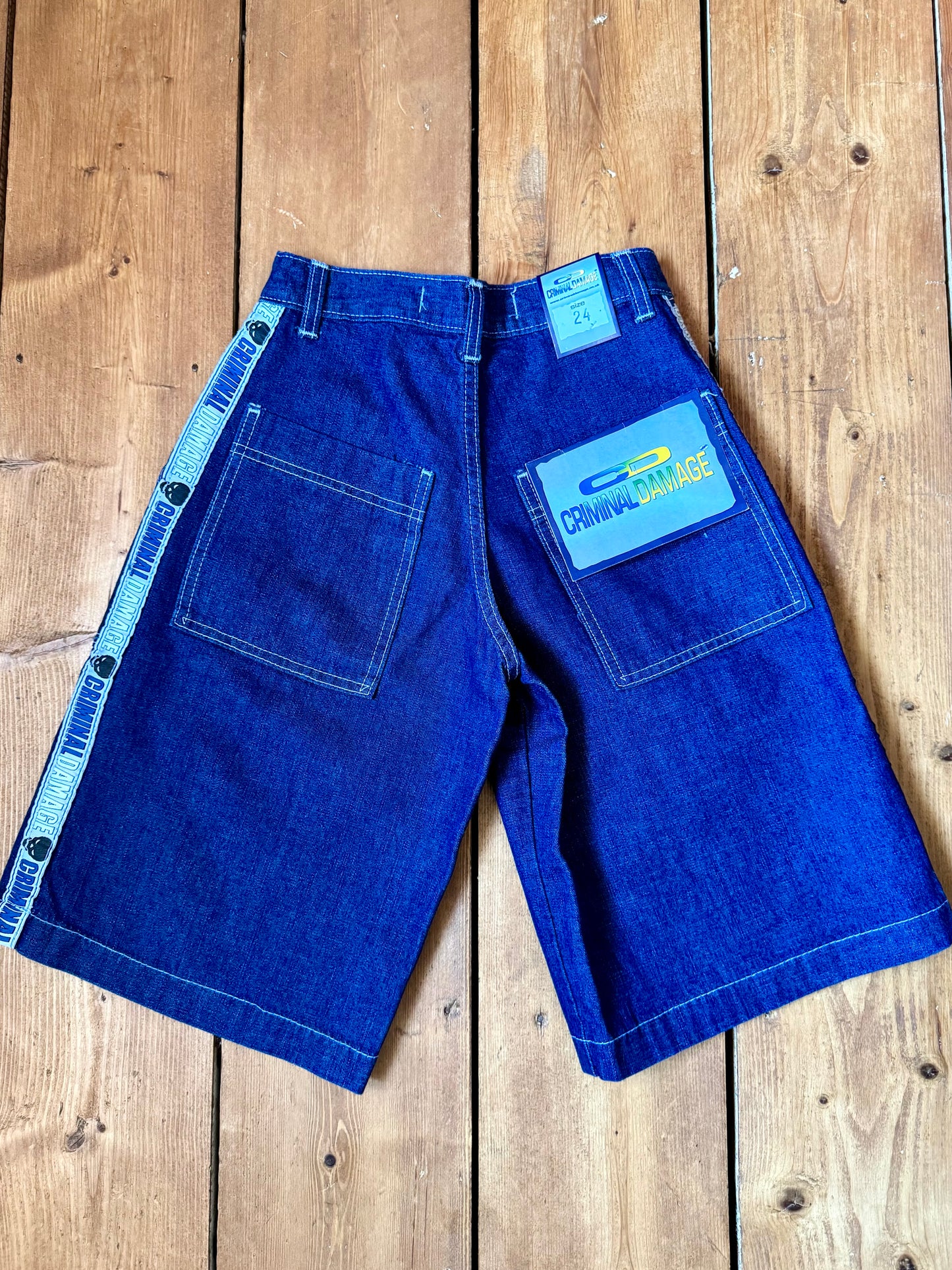 Vintage Deadstock Criminal Damage Kids Jorts | W24