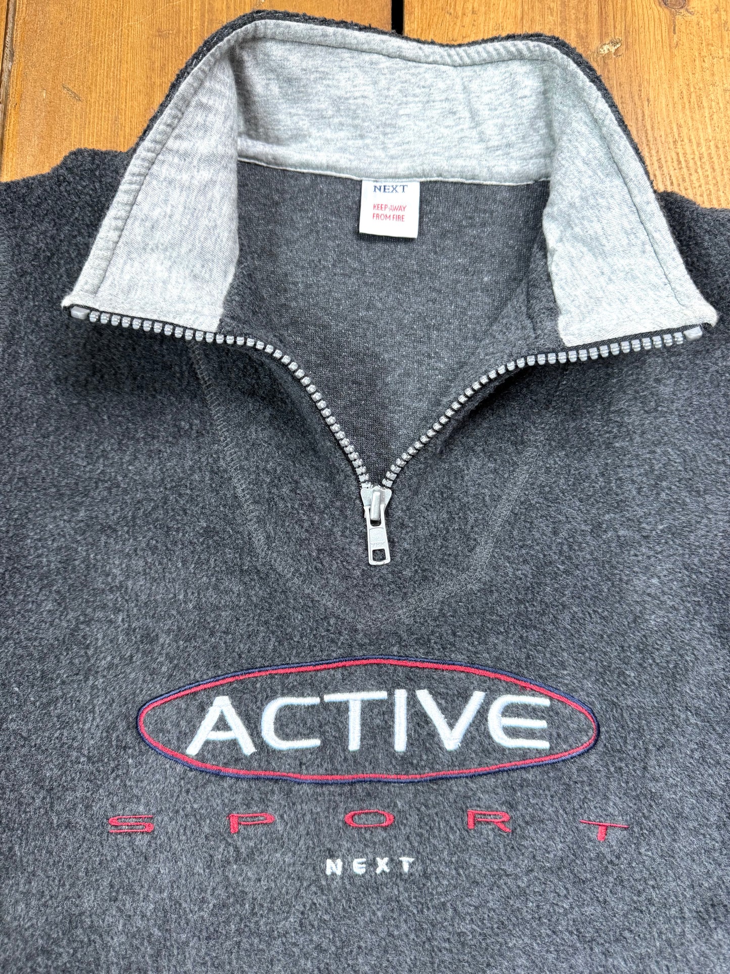 Vintage Y2K Next active sport 1/4 zip fleece. Age 3-4 years. Handpicked for Bee Tiny kids vintage. 