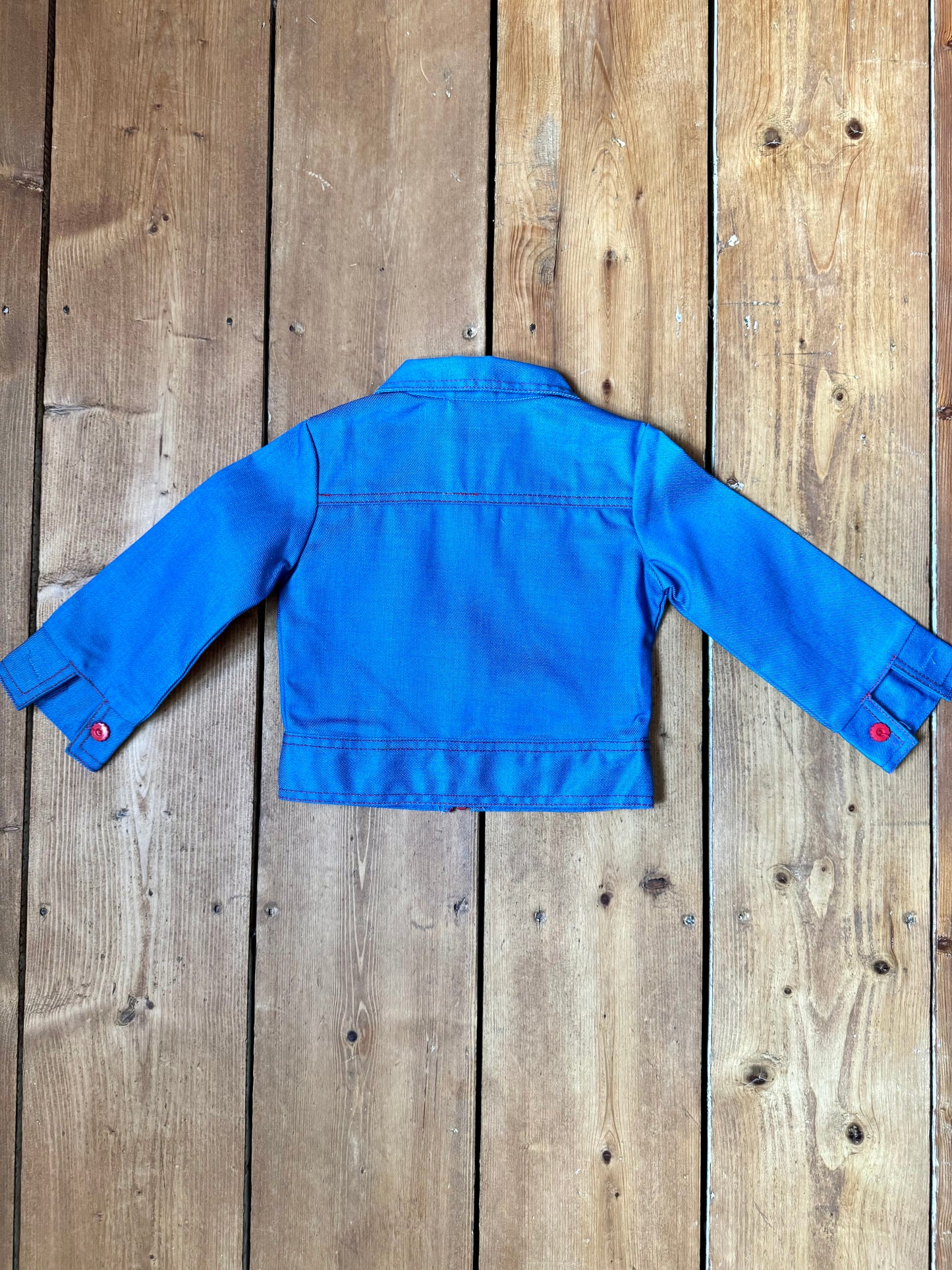 Vintage 70s Cuckoo Blue Floral Co-ord | 2 Years