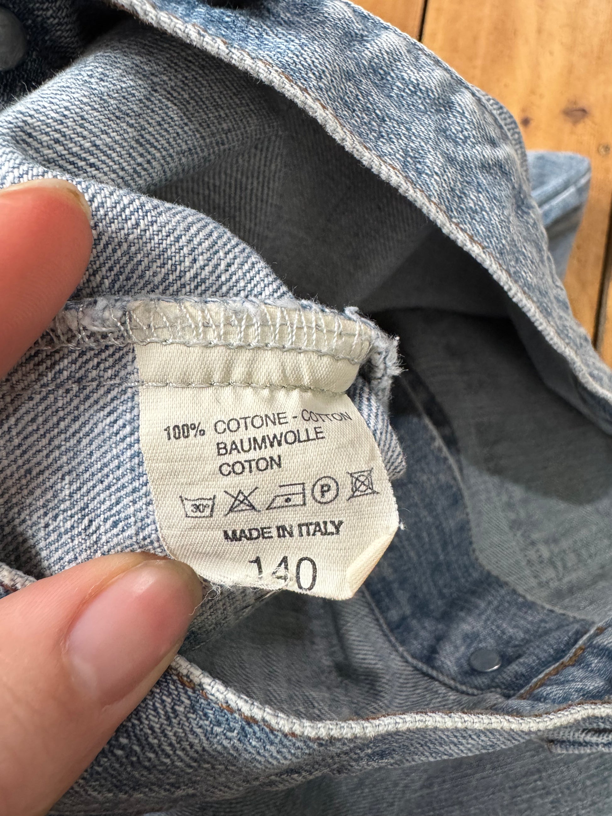 Vintage Y2k made in italy label