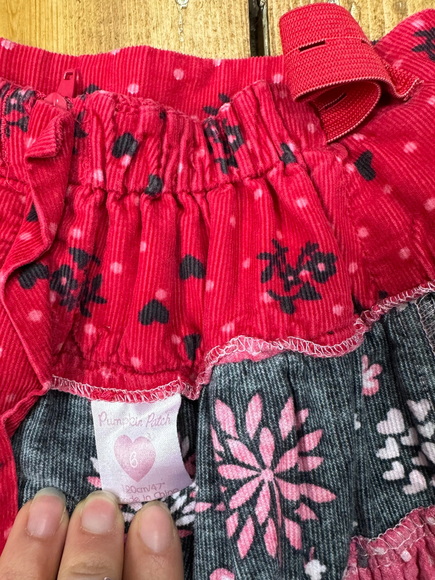 Vintage Pumpkin Patch Tiered Circle Skirt | 6 Years