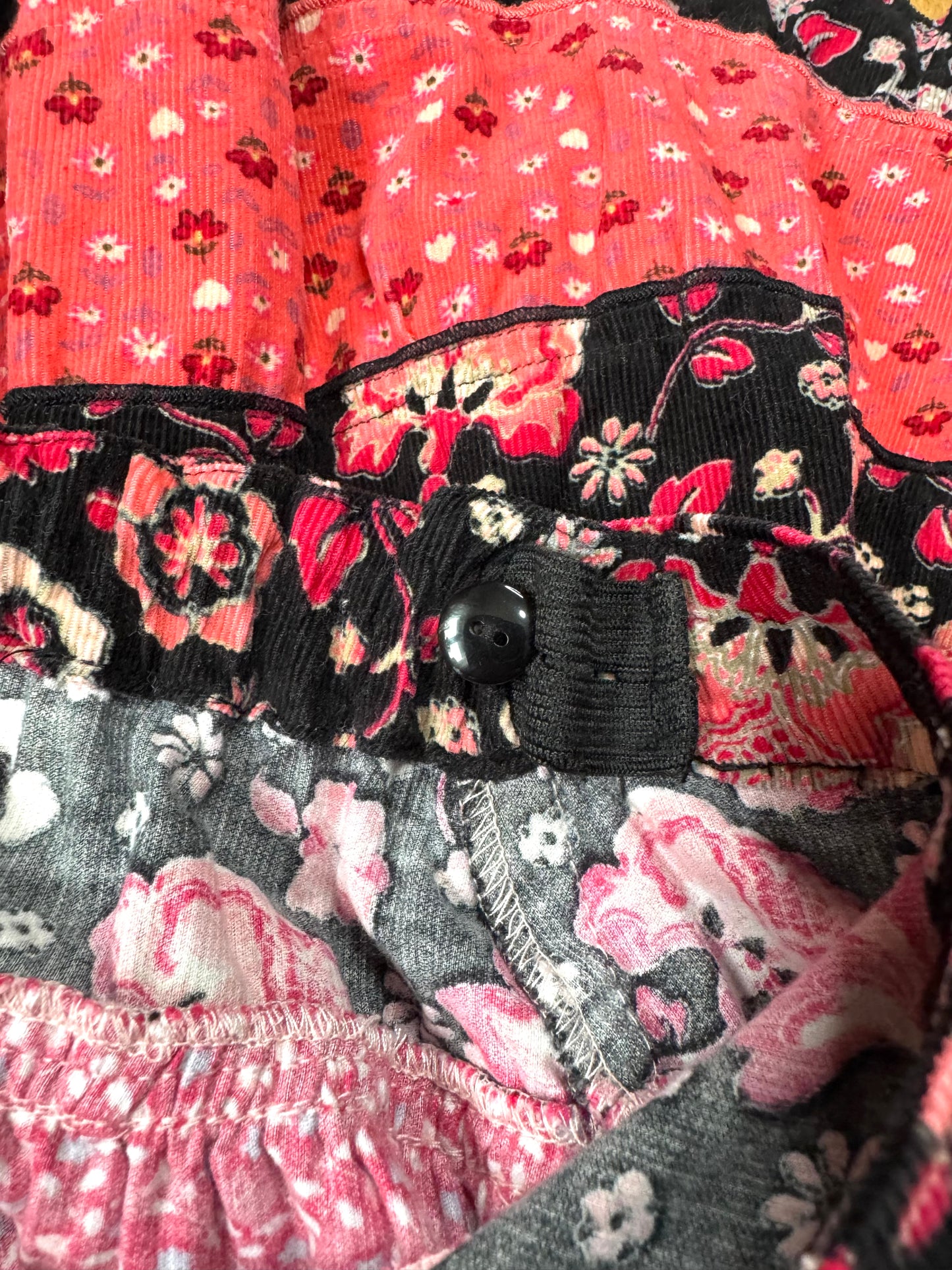 Vintage Pumpkin Patch Tiered Floral Circle Skirt | 7 Years